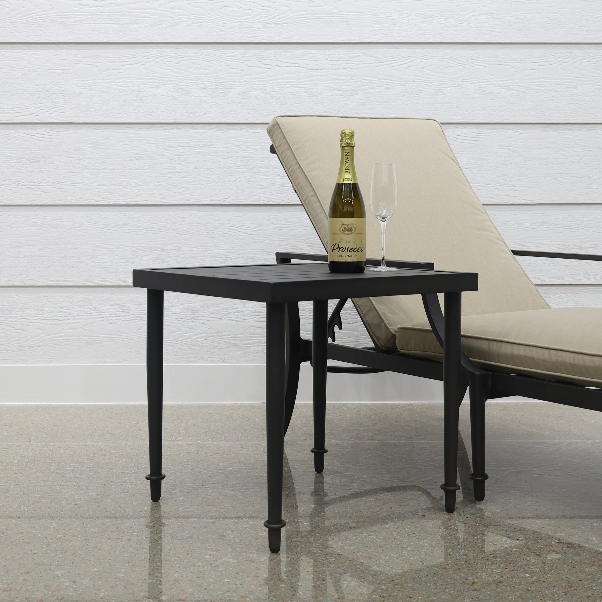 Elmore Side Table - Rustic Black