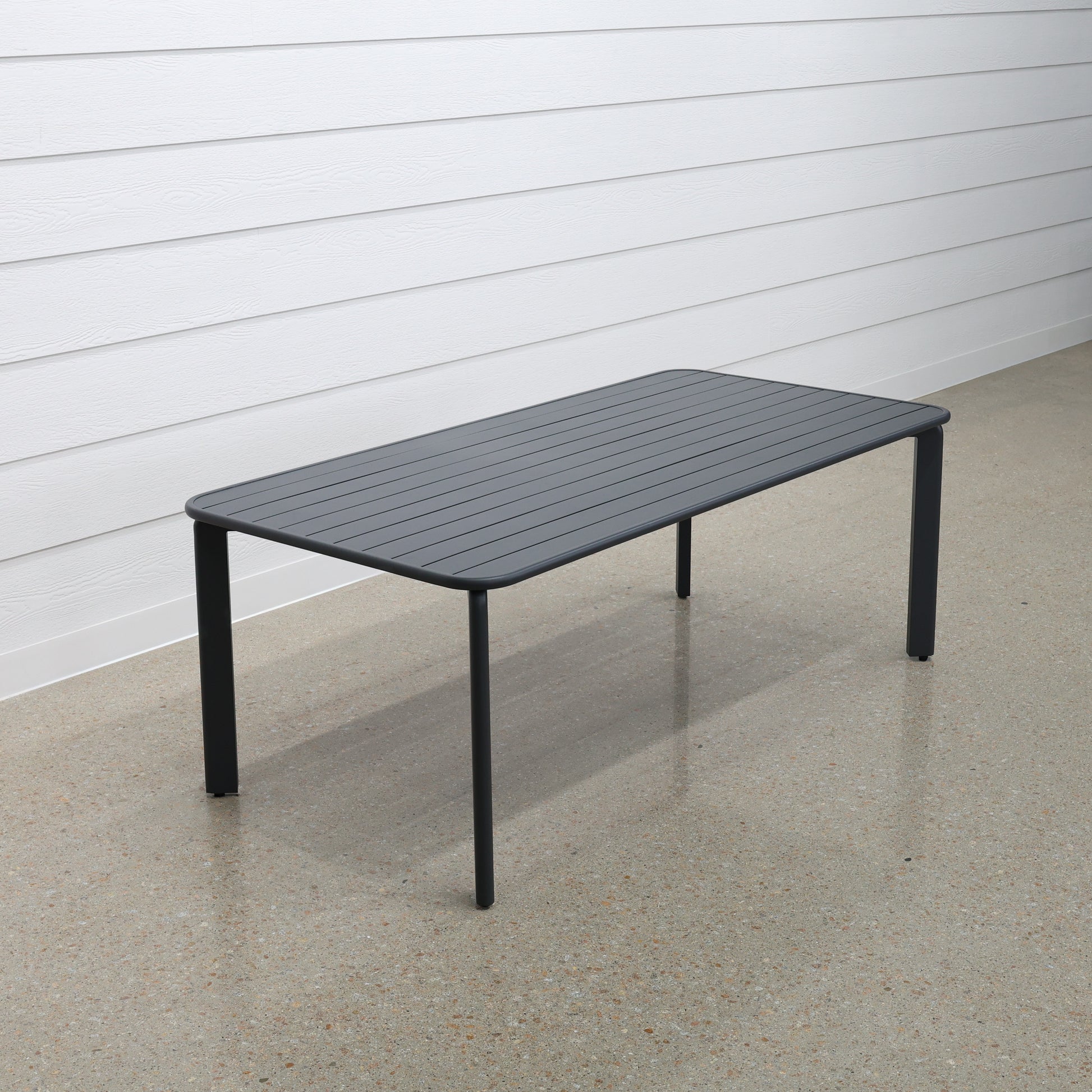 Sunshine Coast Outdoor Dining Table - Charcoal