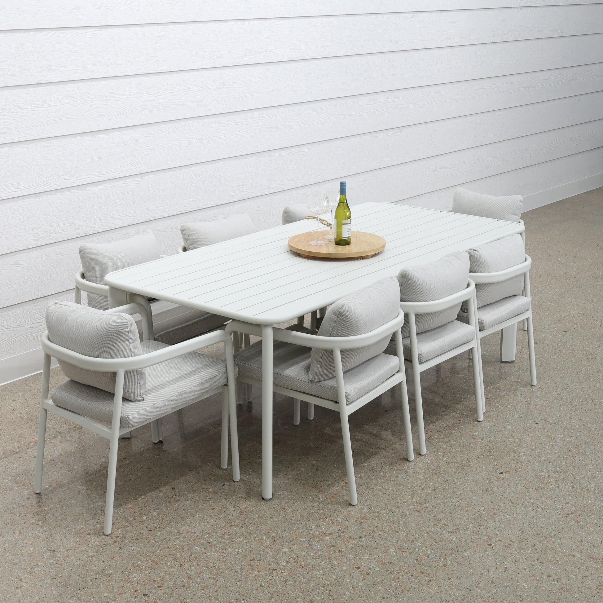 Sunshine Coast Outdoor Dining Table- White