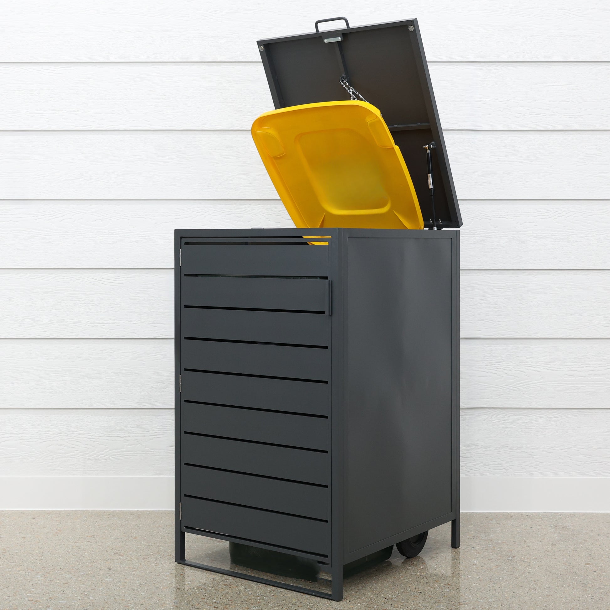 Urban Wheelie Bin Enclosure Cover- High Charcoal