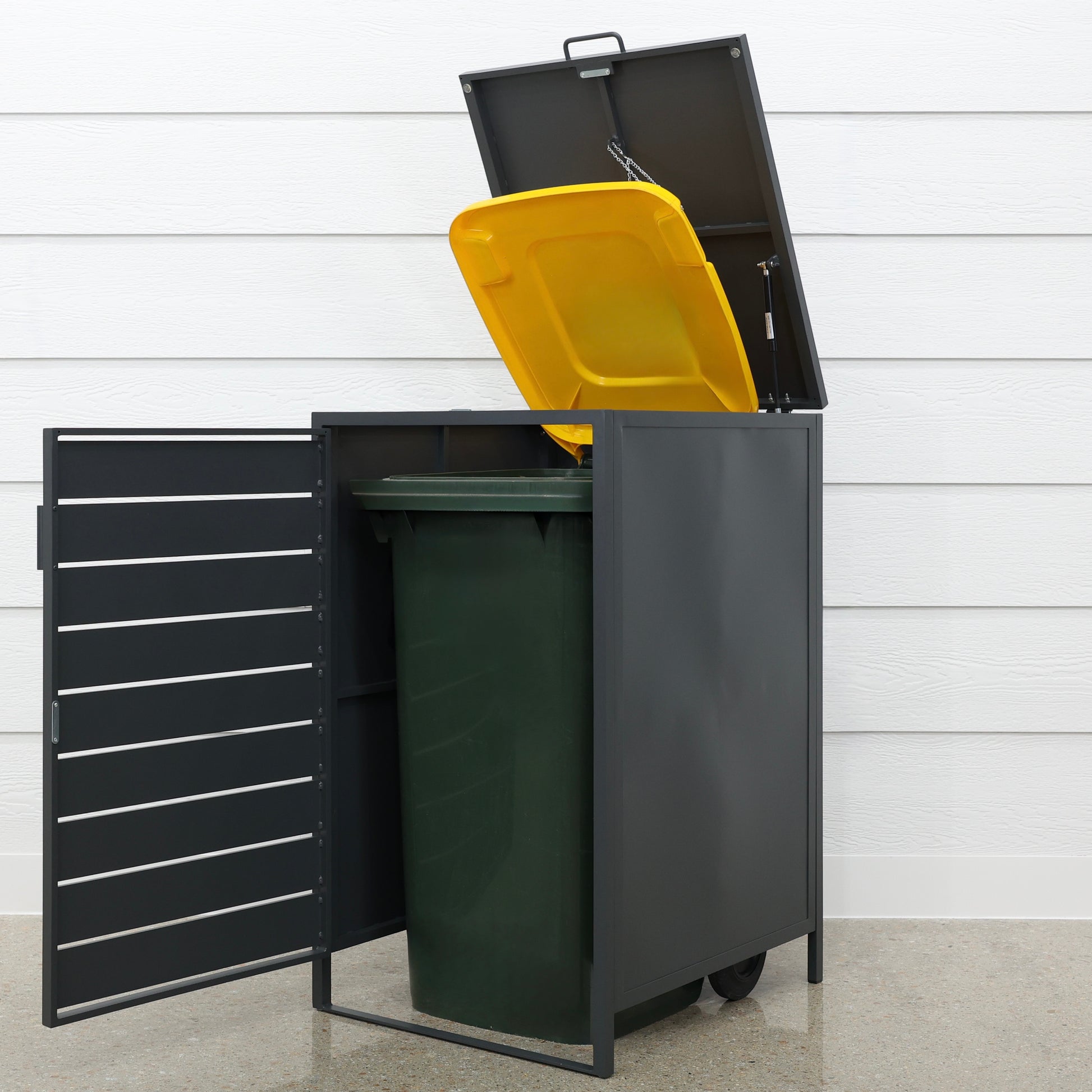 Urban Wheelie Bin Enclosure Cover- High Charcoal
