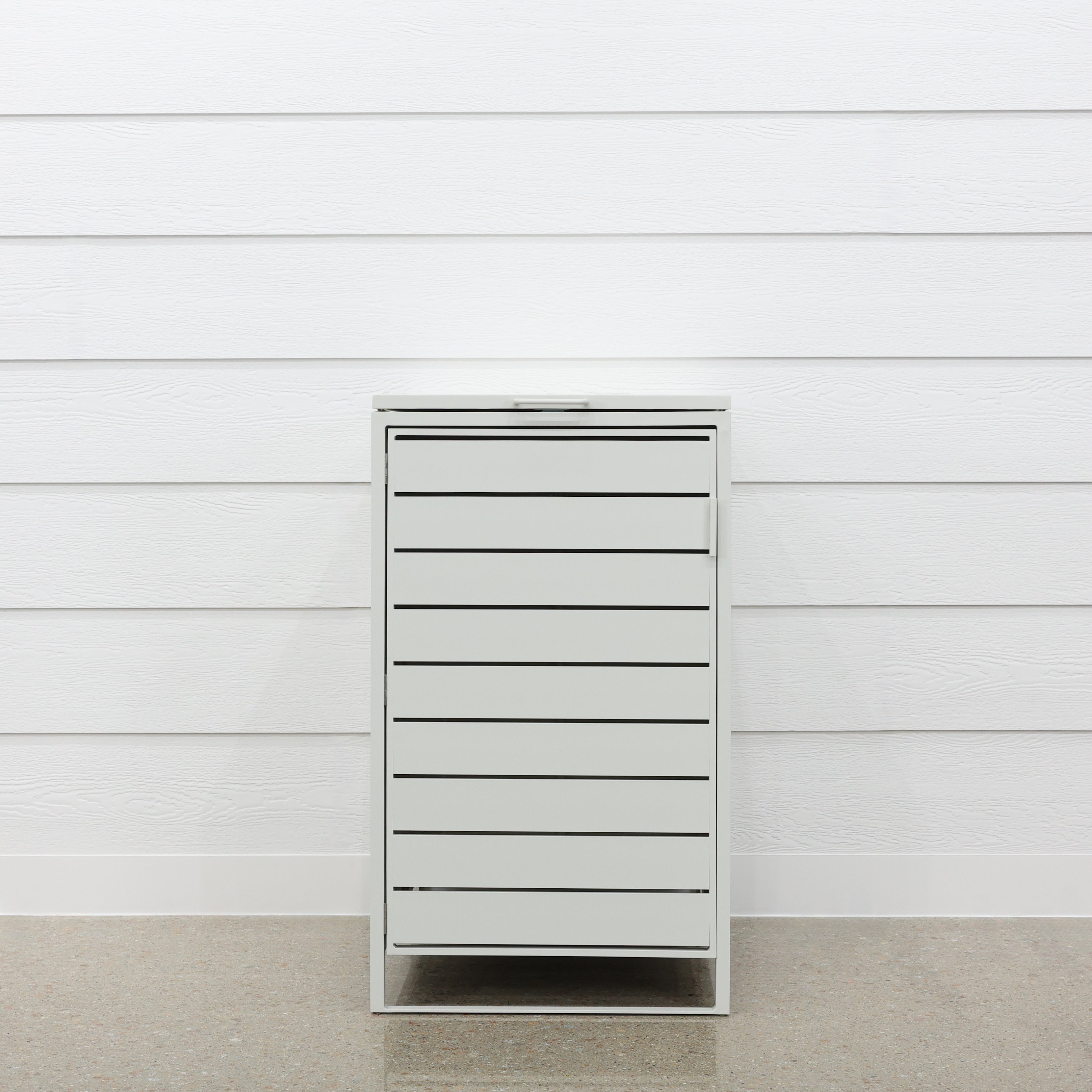 Urban Wheelie Bin Enclosure Cover- High White