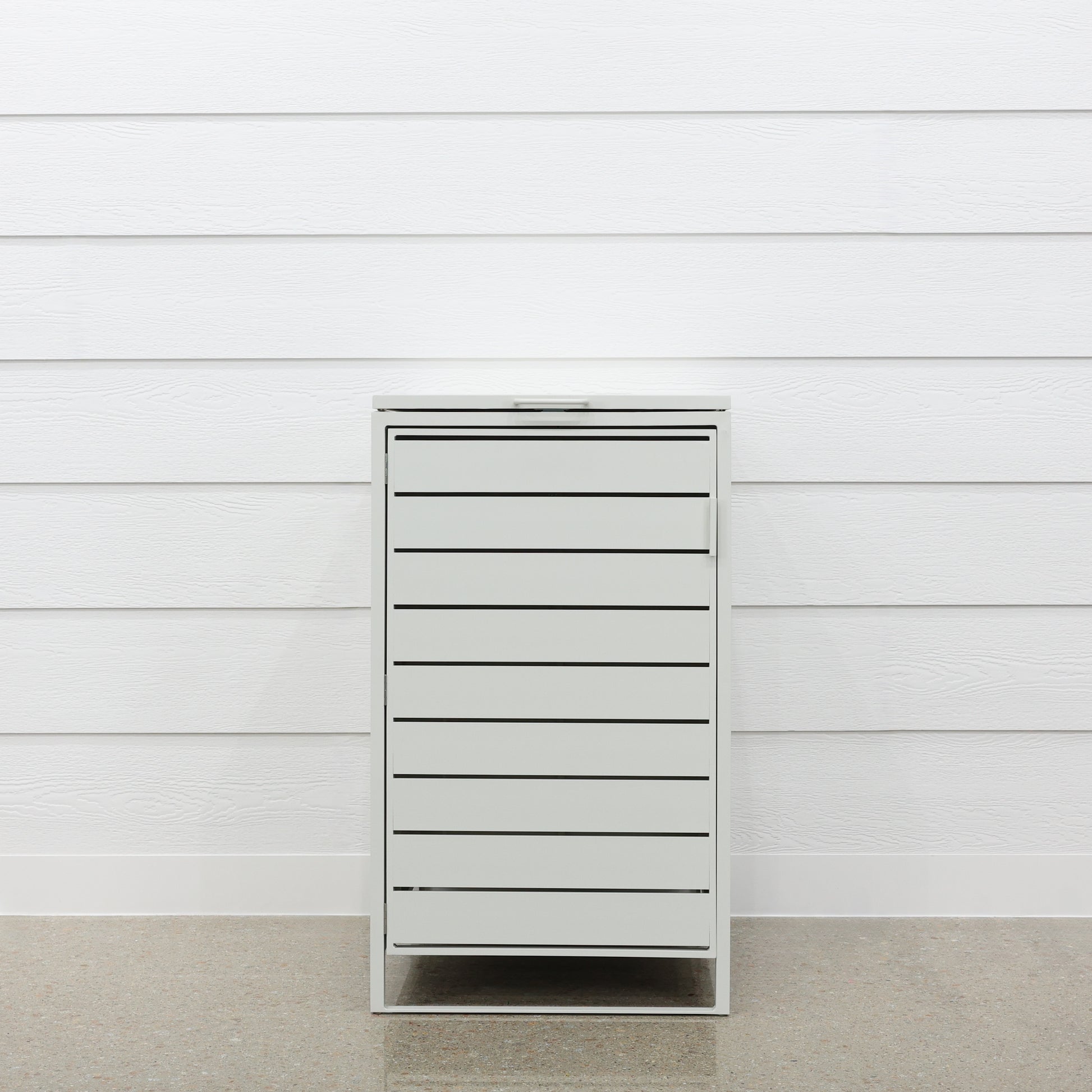 Urban Wheelie Bin Enclosure Cover- High White