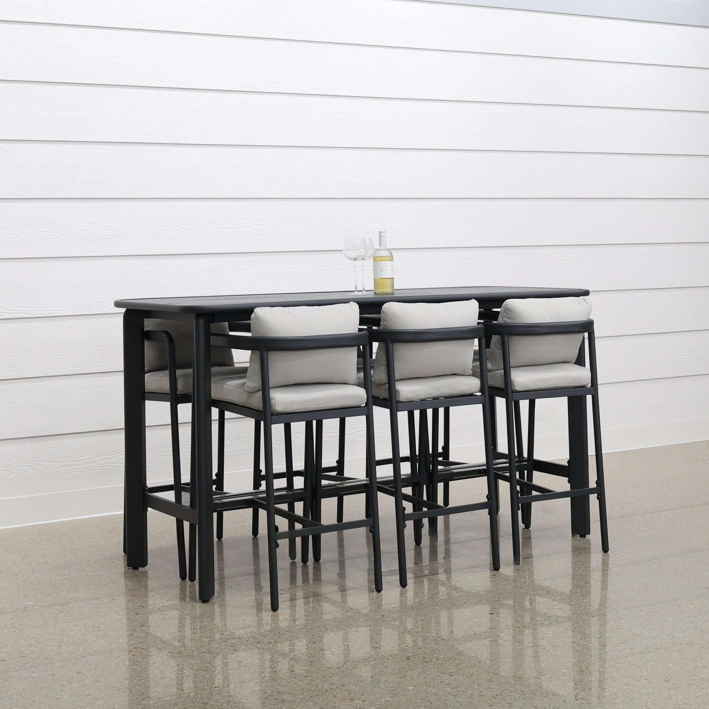 Sunshine Coast Bar Table - Charcoal