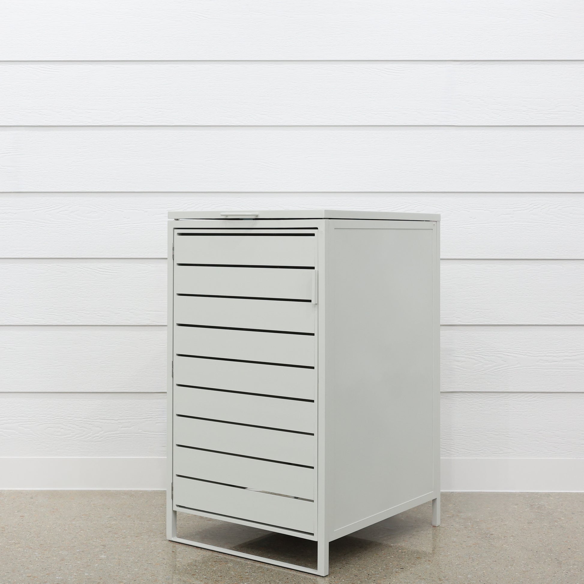 Urban Wheelie Bin Enclosure Cover- High White