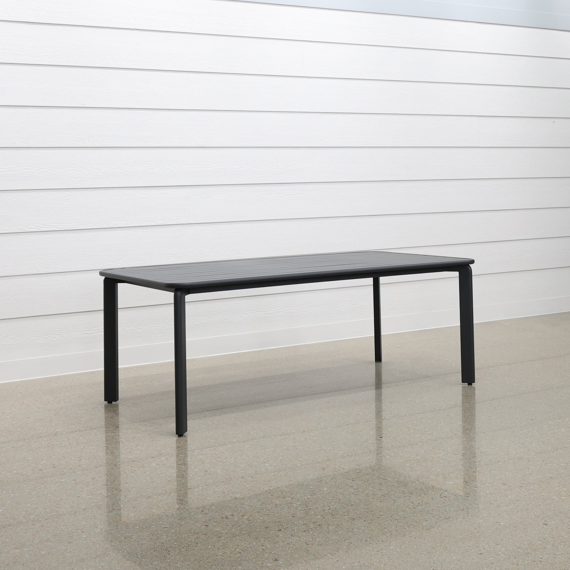 Sunshine Coast Outdoor Dining Table - Charcoal