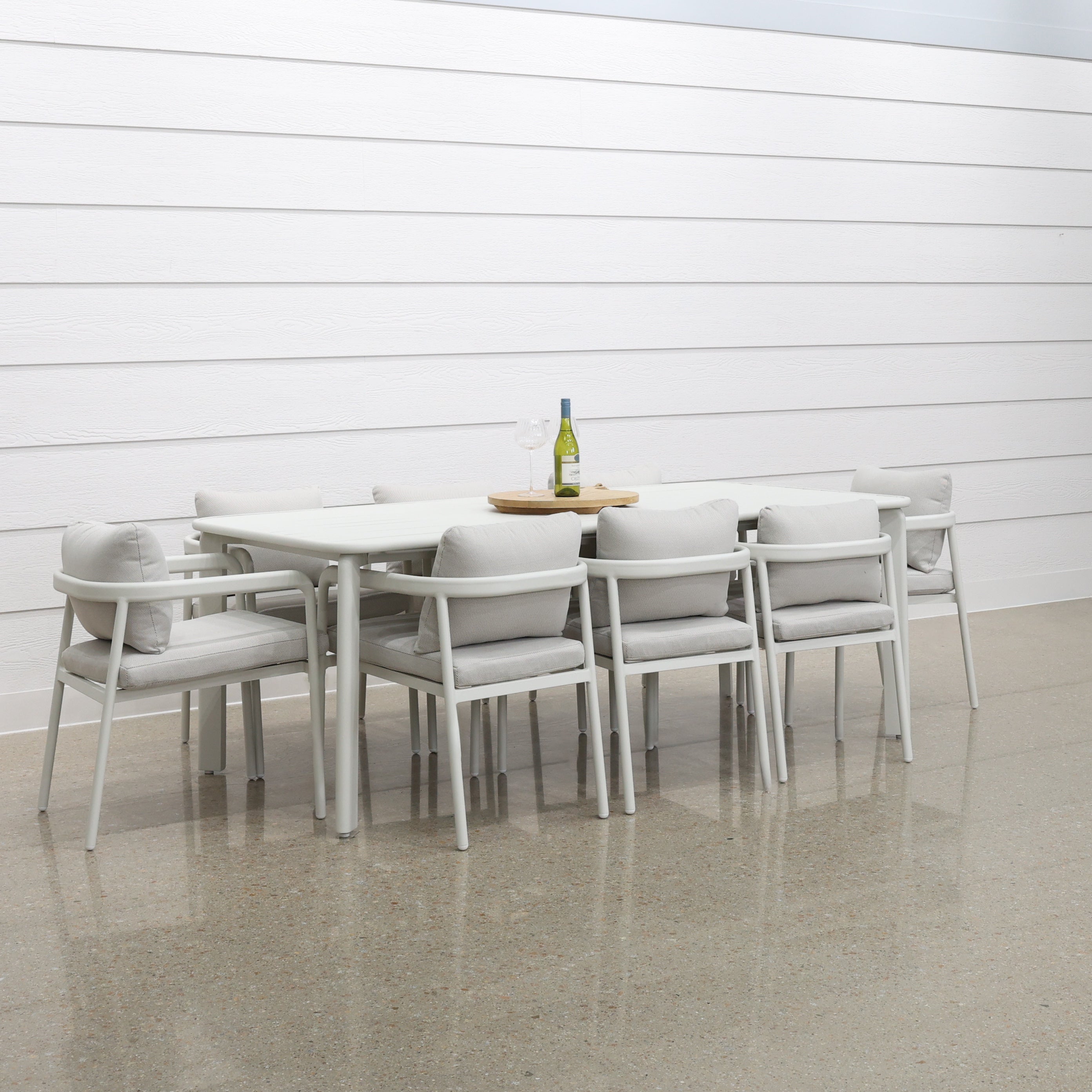 Sunshine Coast Outdoor Dining Table- White
