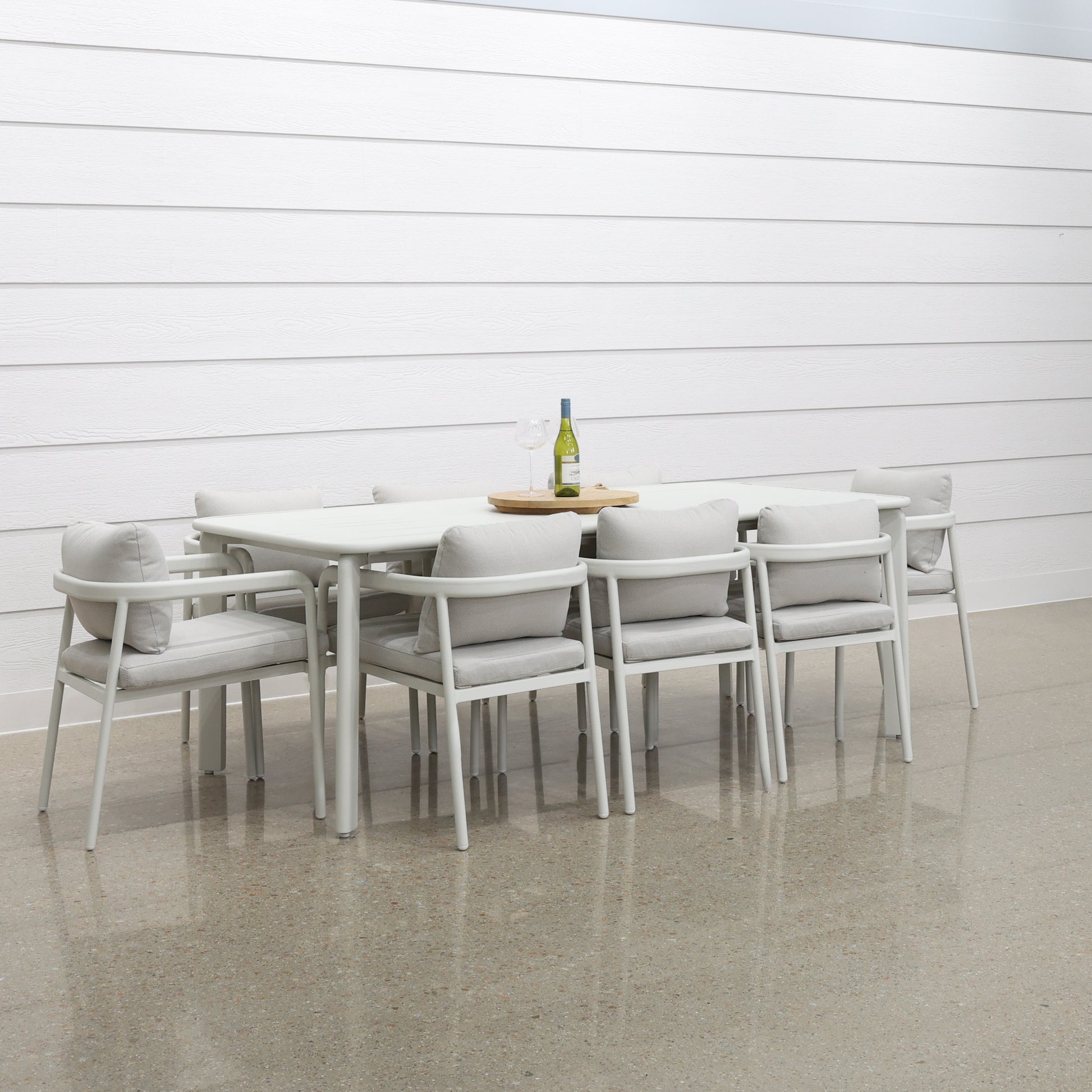 Sunshine Coast Outdoor Dining Table- White