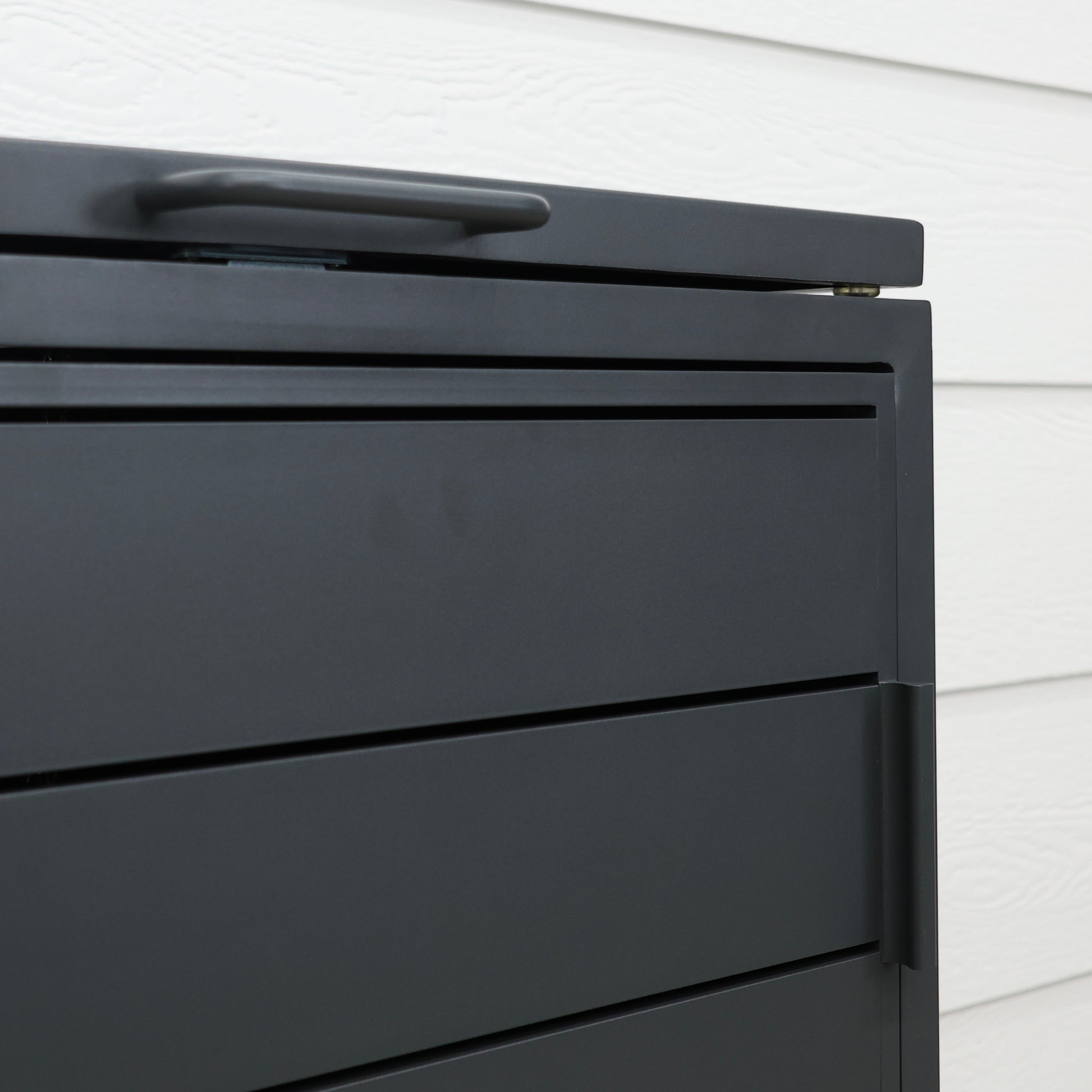 Urban Wheelie Bin Enclosure Cover - Low Charcoal