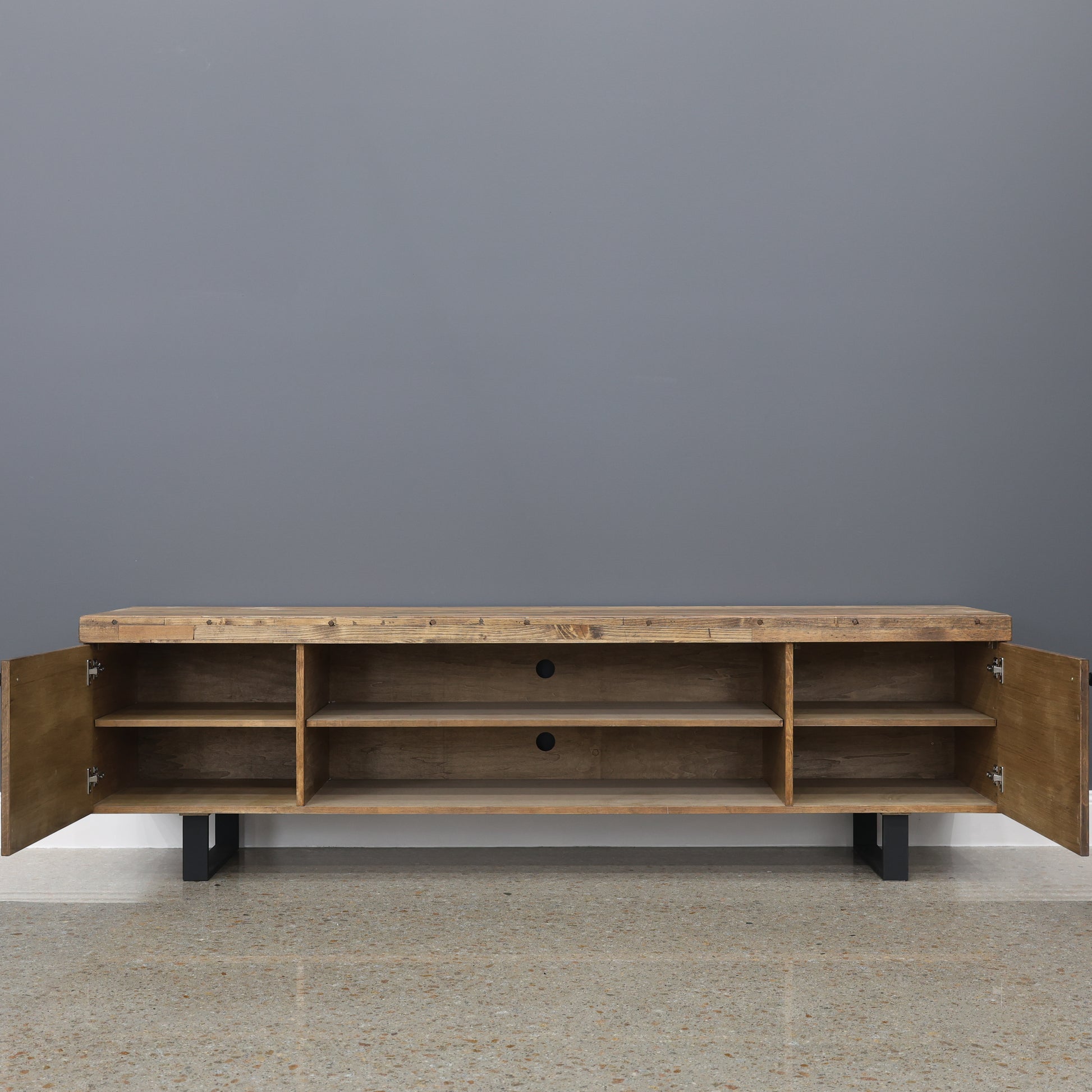 New Echuca Large TV Unit w/ 2 Door & Round Handle - 220cm L