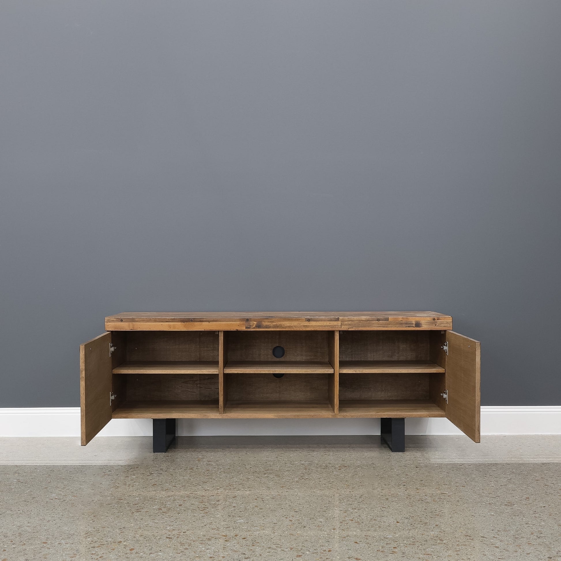 New Echuca Tv Unit w/ 2 Door & Round Handle - 160cm L