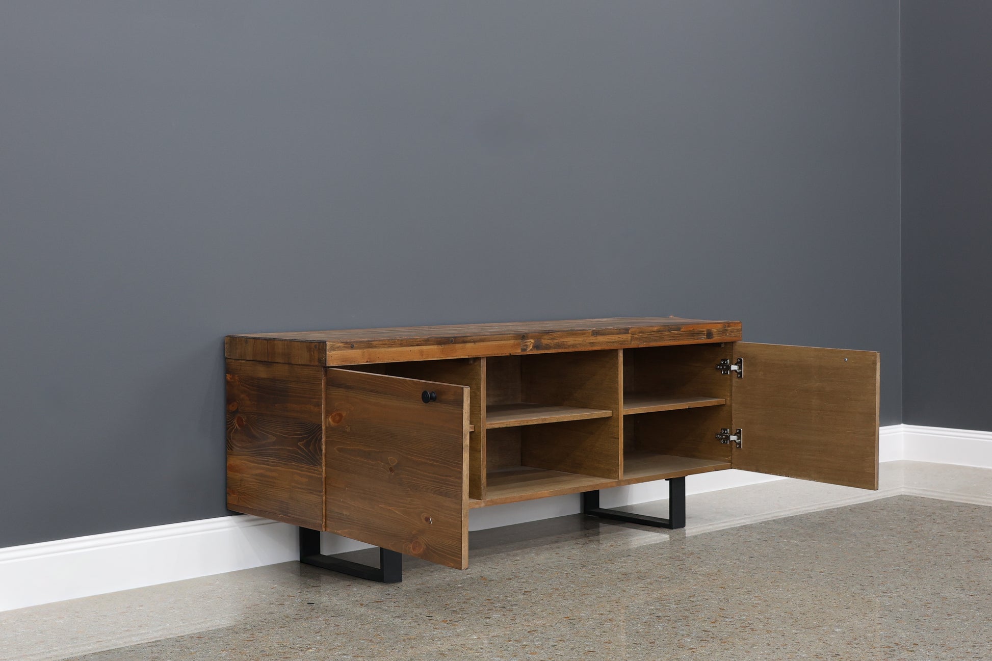 New Echuca Tv Unit w/ 2 Door & Round Handle - 160cm L