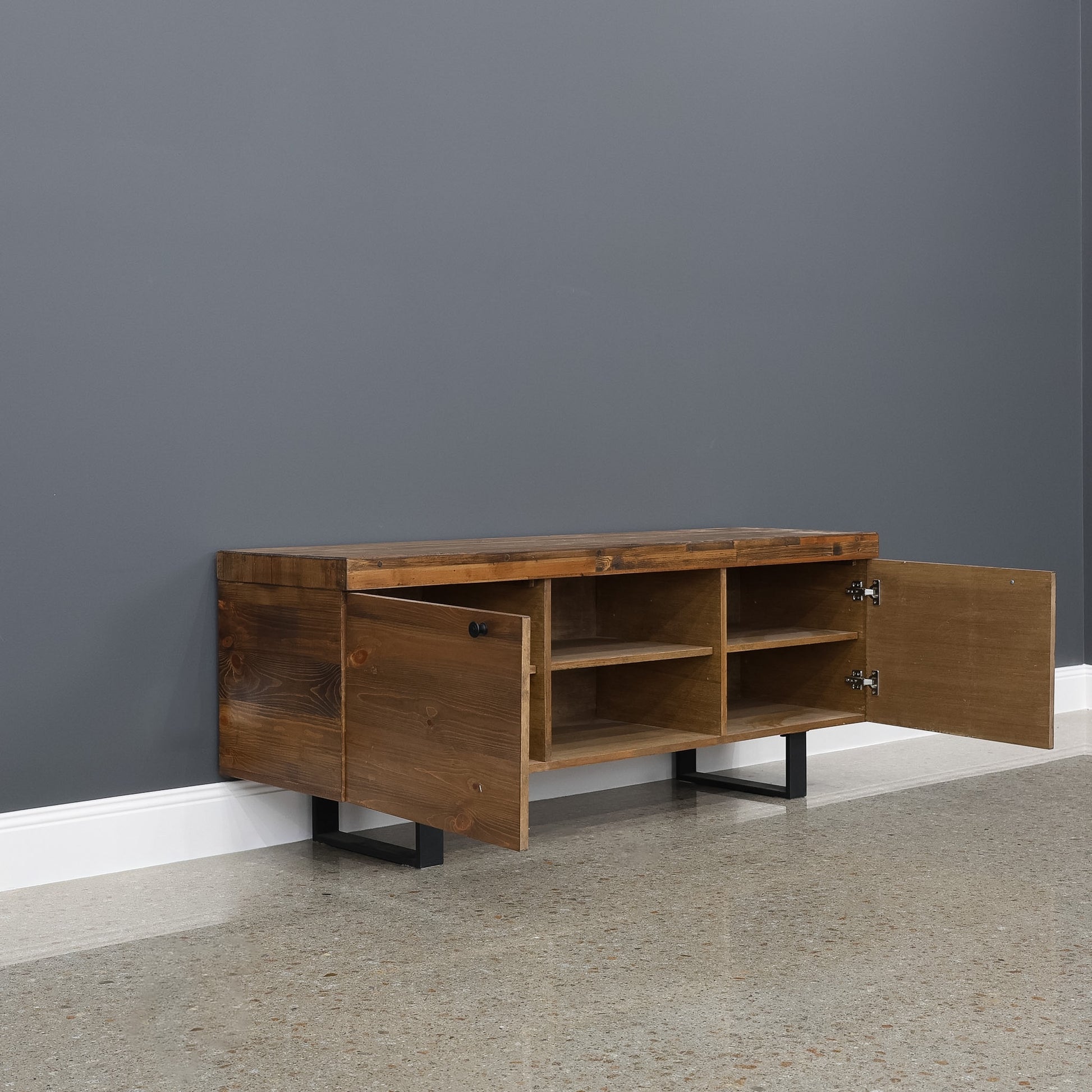 New Echuca Tv Unit w/ 2 Door & Round Handle - 160cm L