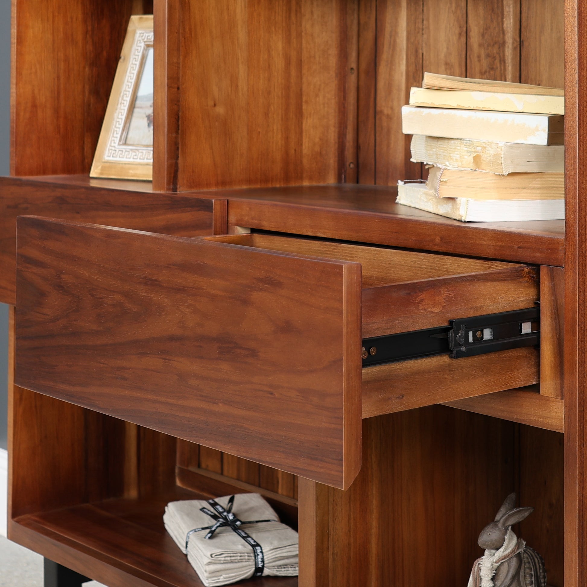 Dark Valley Bookcase w/ 2 Drawers