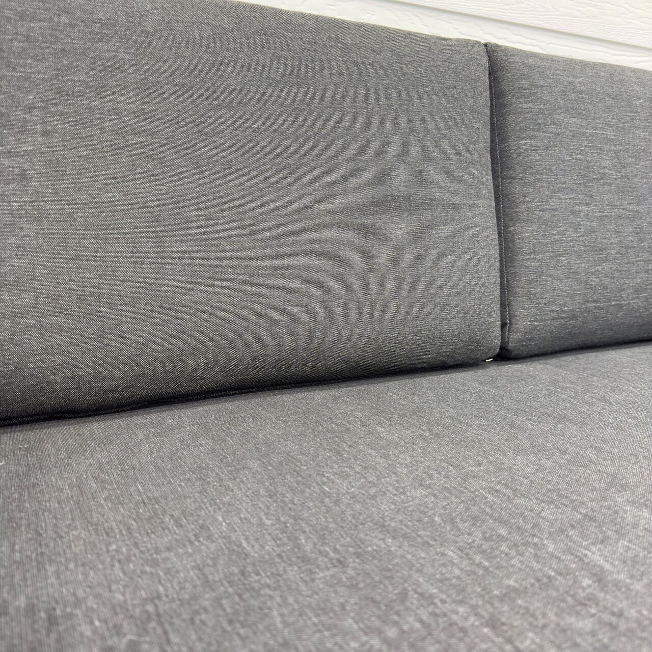 Mildura 2 Seater - Charcoal w/ Denim Grey Cushions
