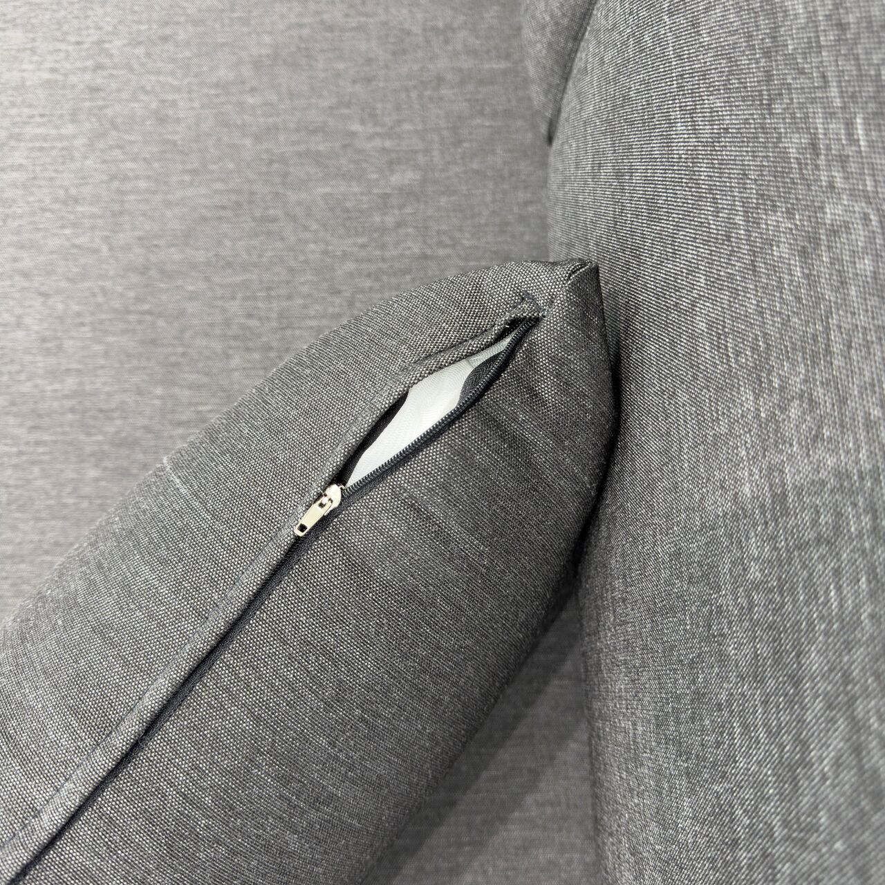 Mildura 2 Seater - Charcoal w/ Denim Grey Cushions