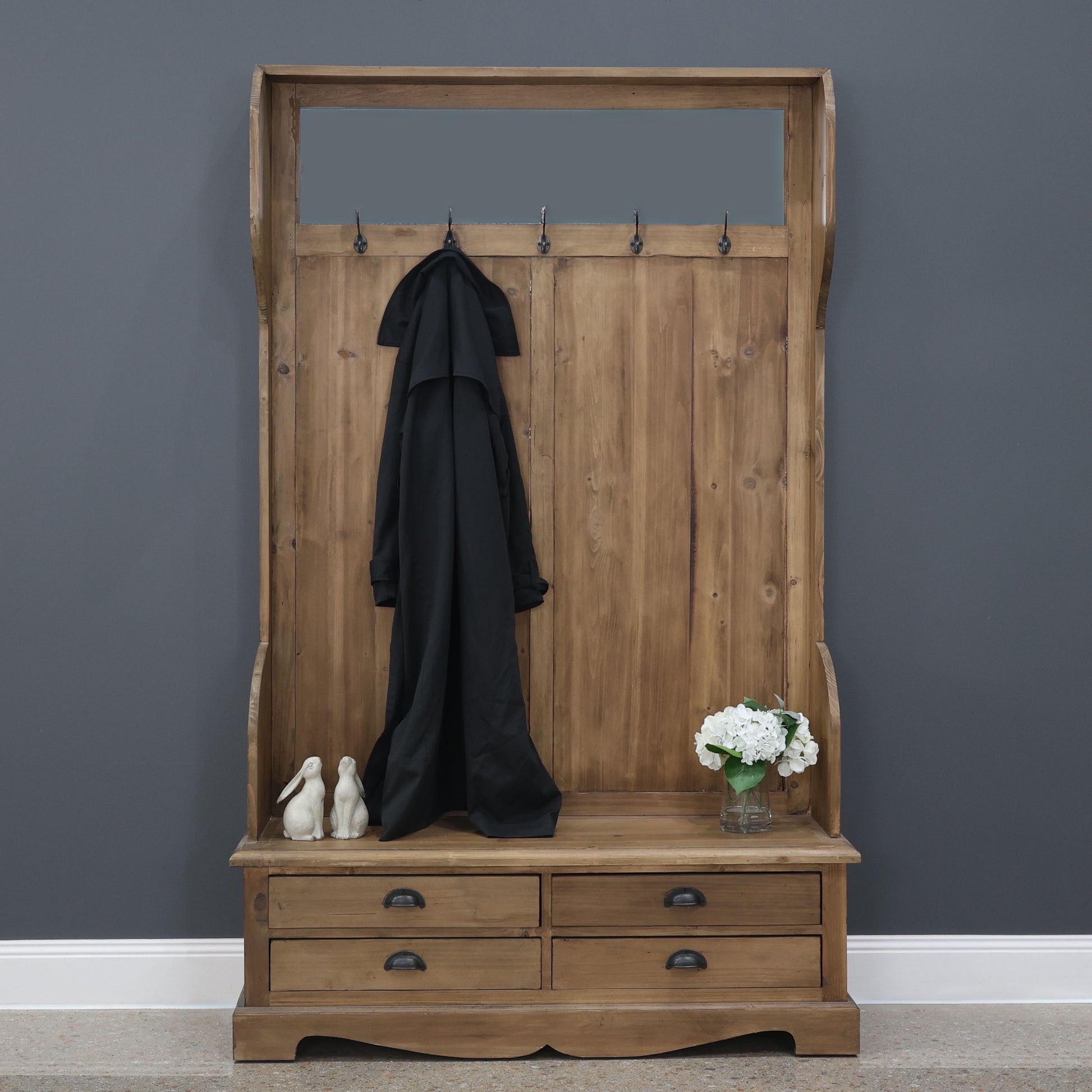 Henry Coat Rack w/ 4 Drawers