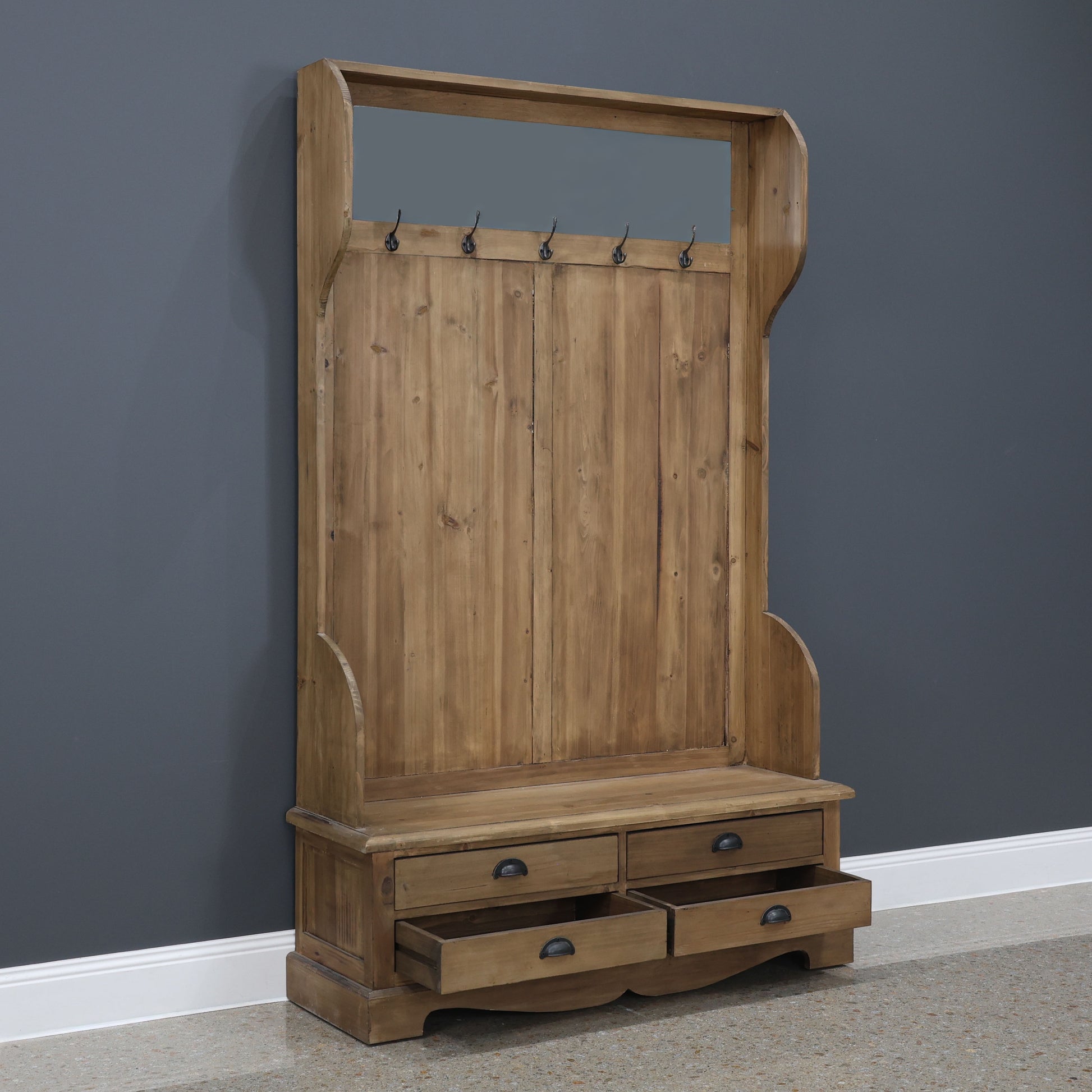 Henry Coat Rack w/ 4 Drawers