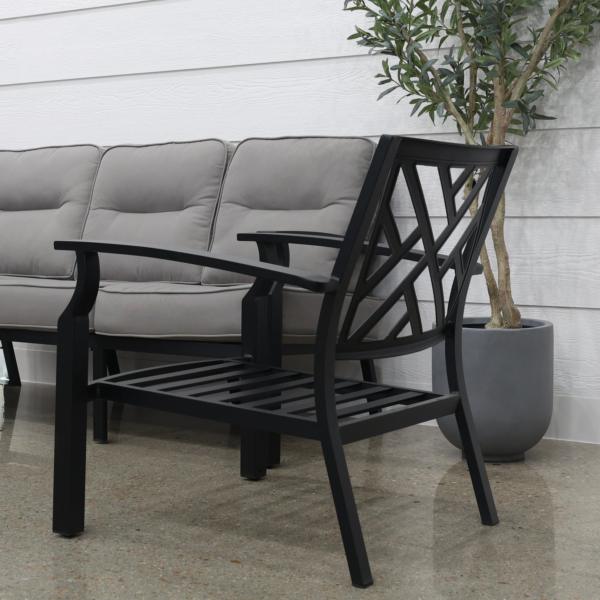 Bellarine 3 Seater, 2x Club Chairs & Coffee Table Lounge Set