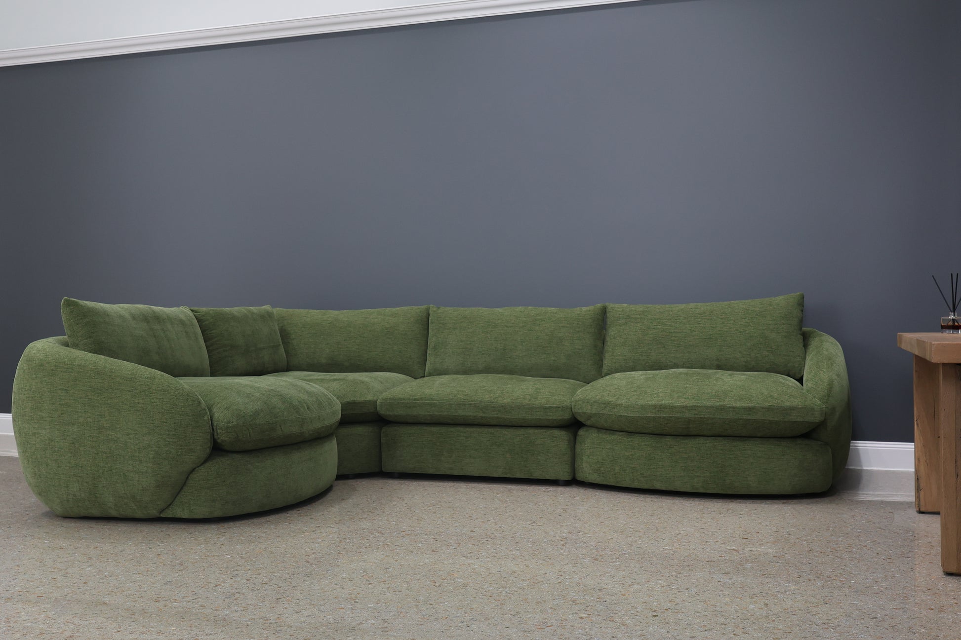 Richmond 4 Piece Corner Lounge - Fern