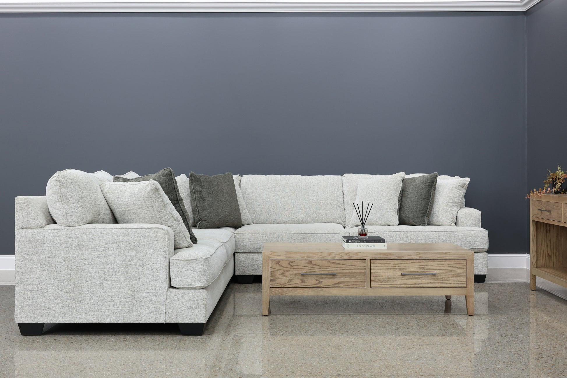 Rennes Corner Lounge - Stone