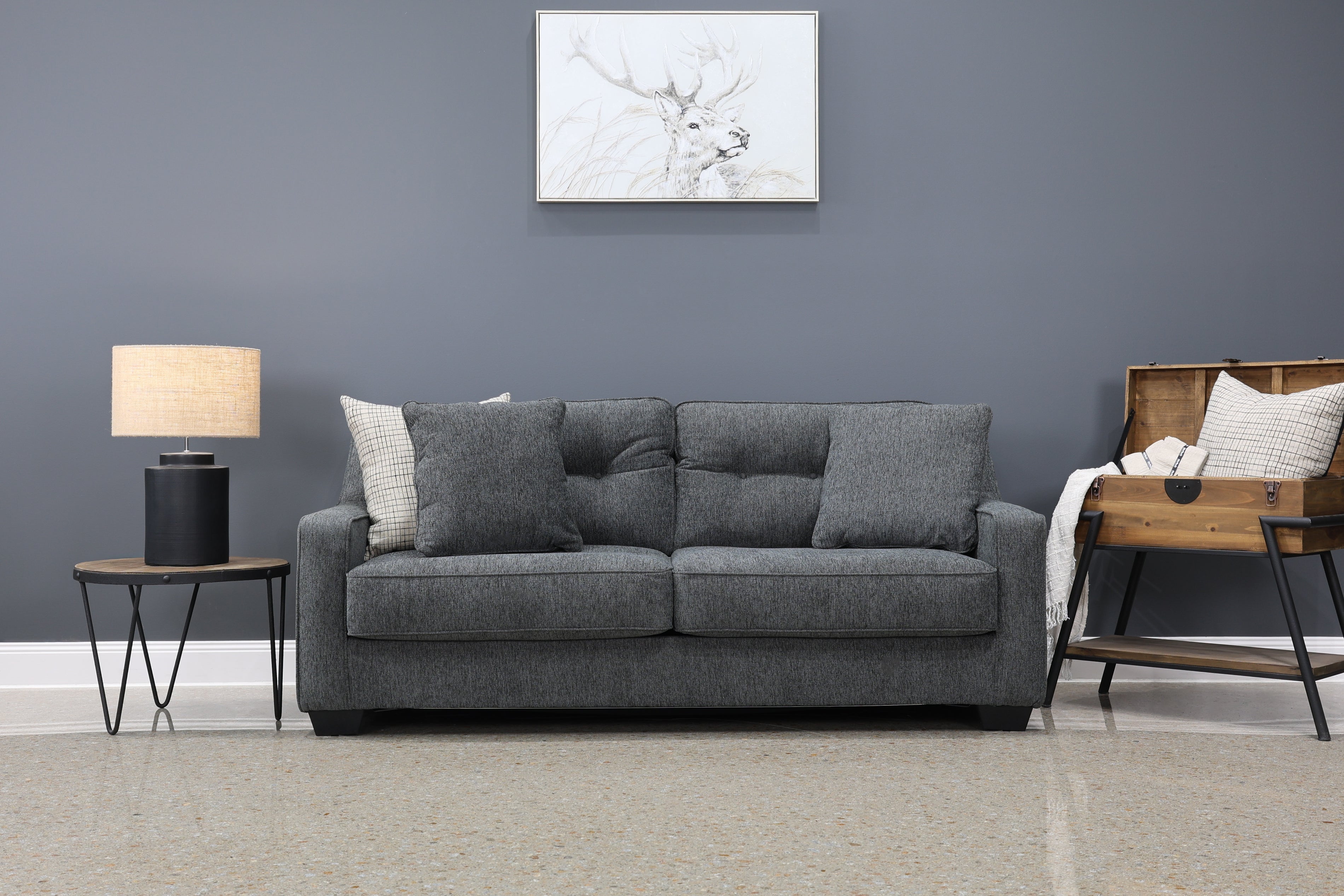 Victoria Sofa - Dark Grey