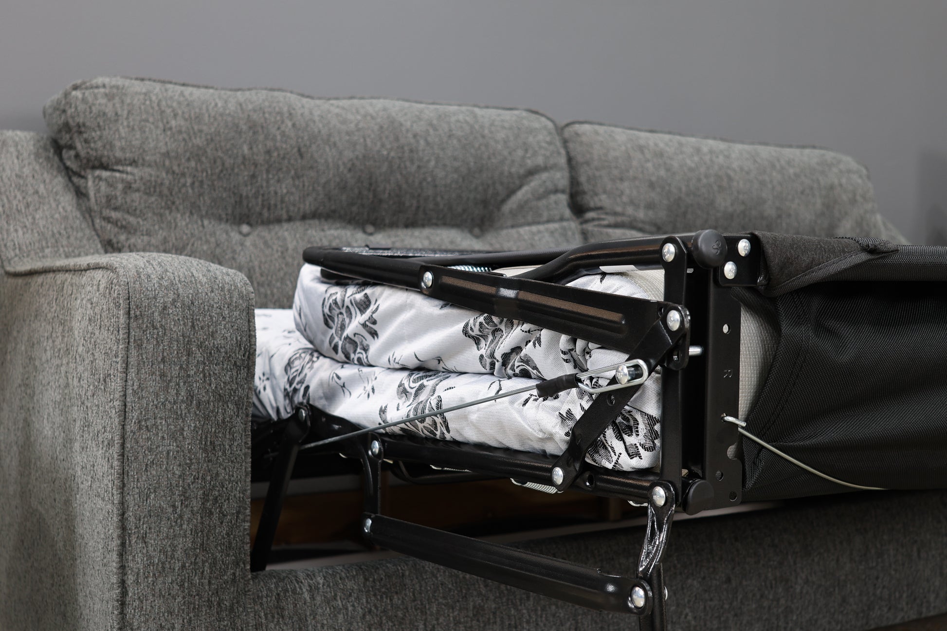 Victoria Queen Sofa Sleeper - Dark Grey