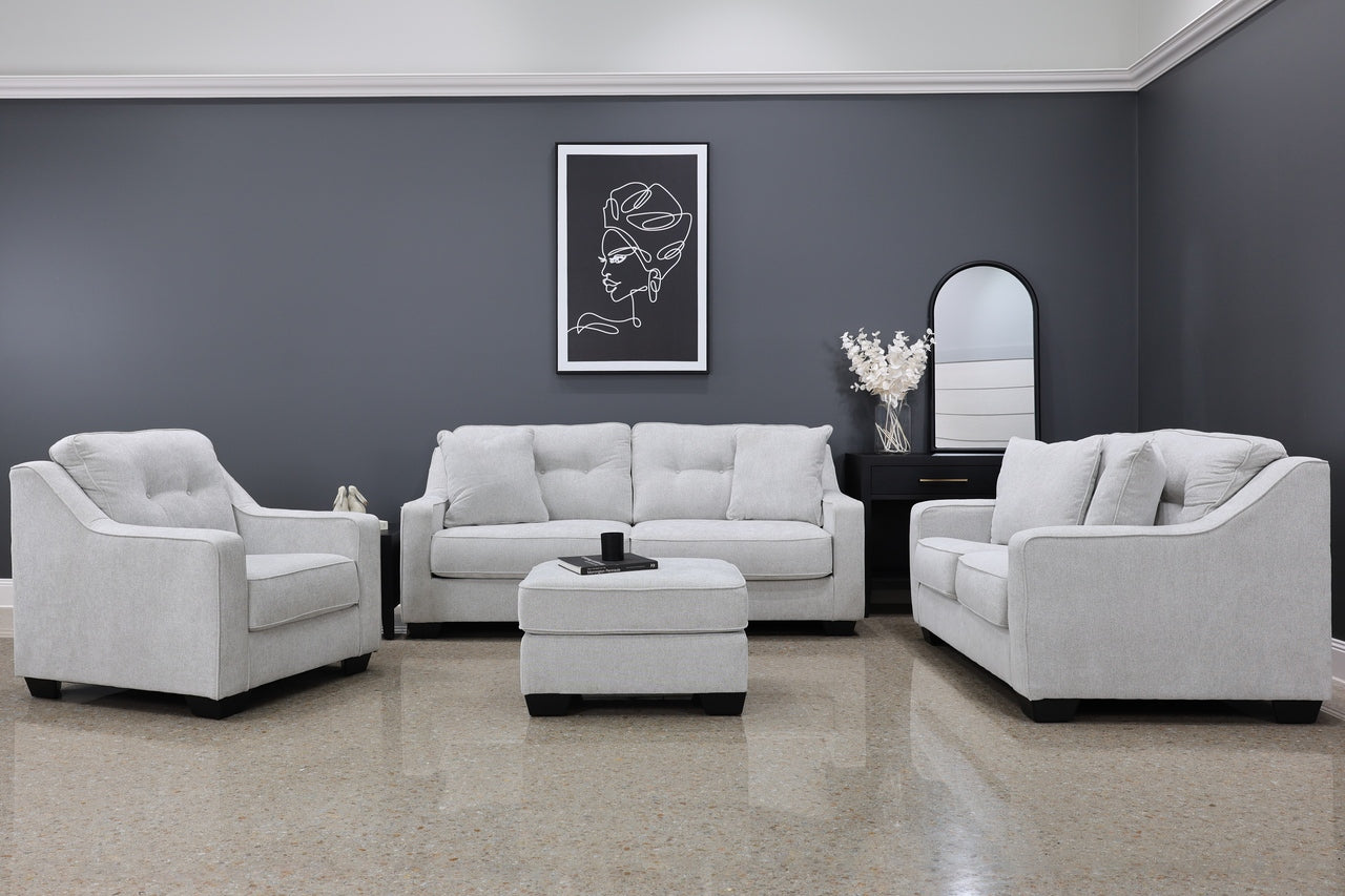 Victoria Loveseat - Light Grey