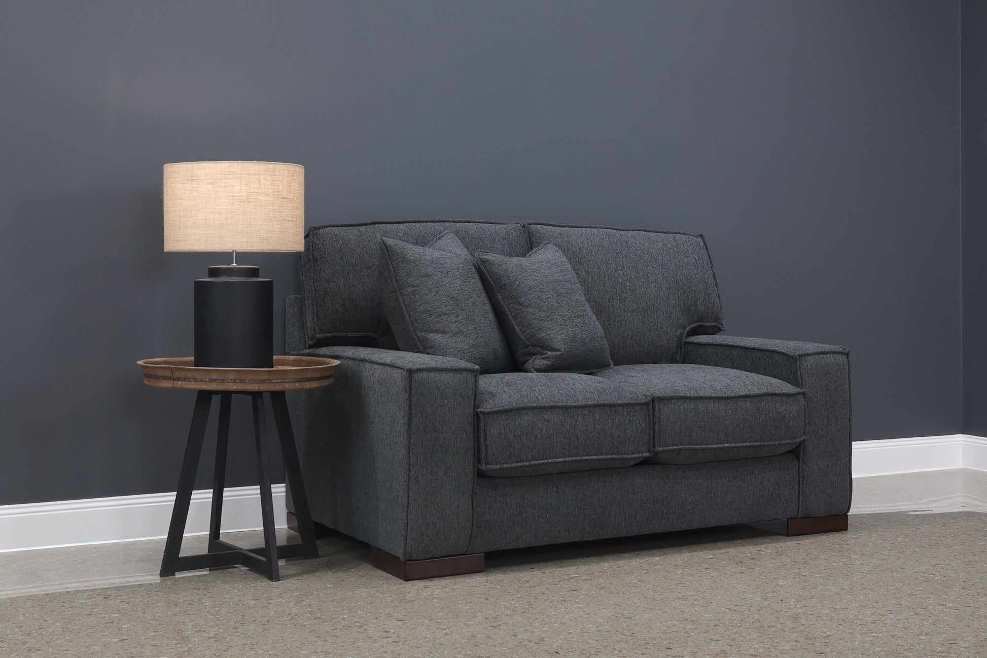 Gembrook Loveseat - Dark Grey