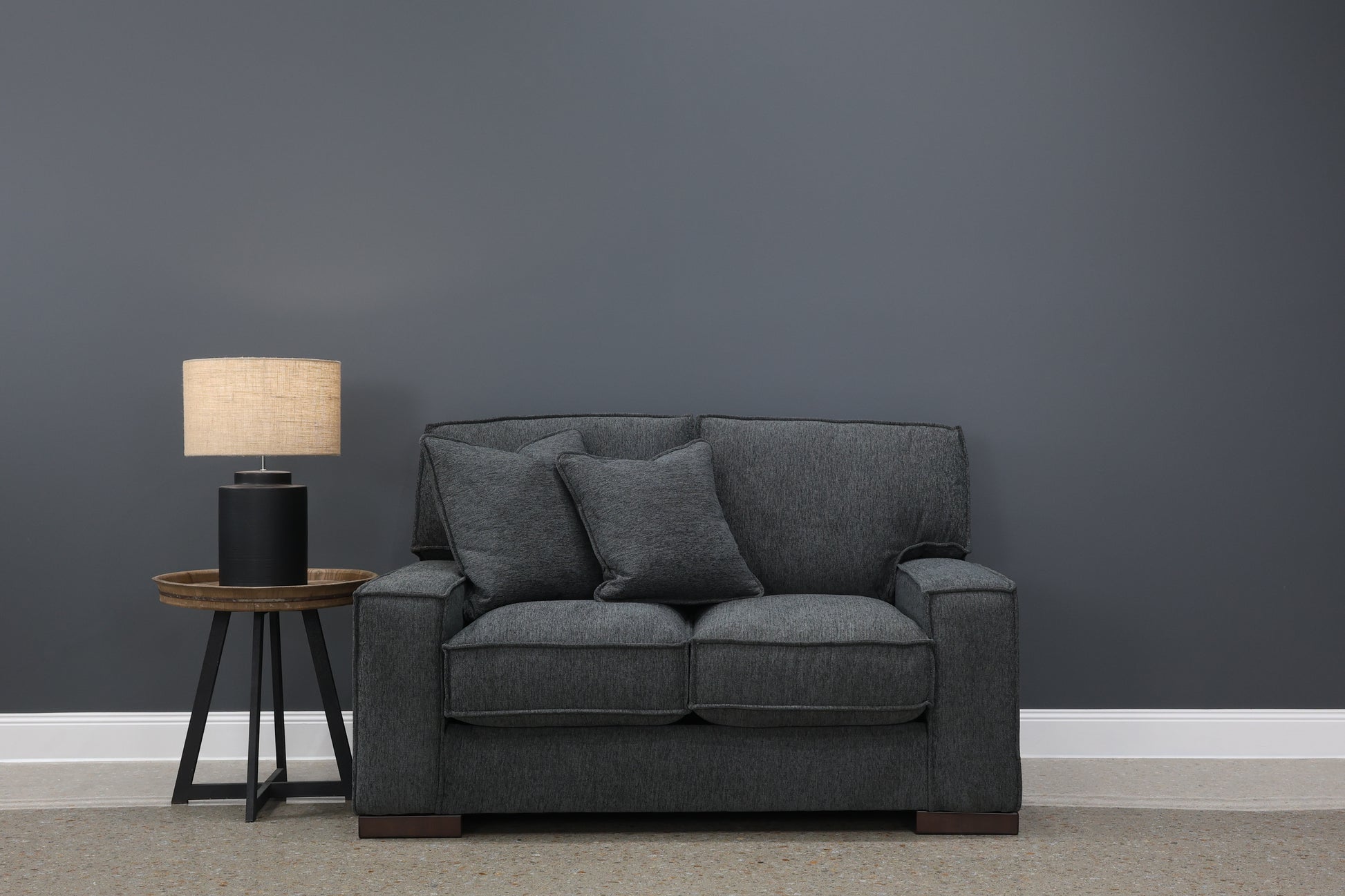 Gembrook Loveseat - Dark Grey