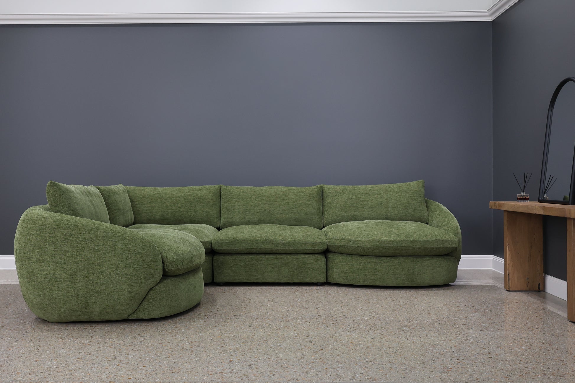 Richmond 4 Piece Corner Lounge - Fern