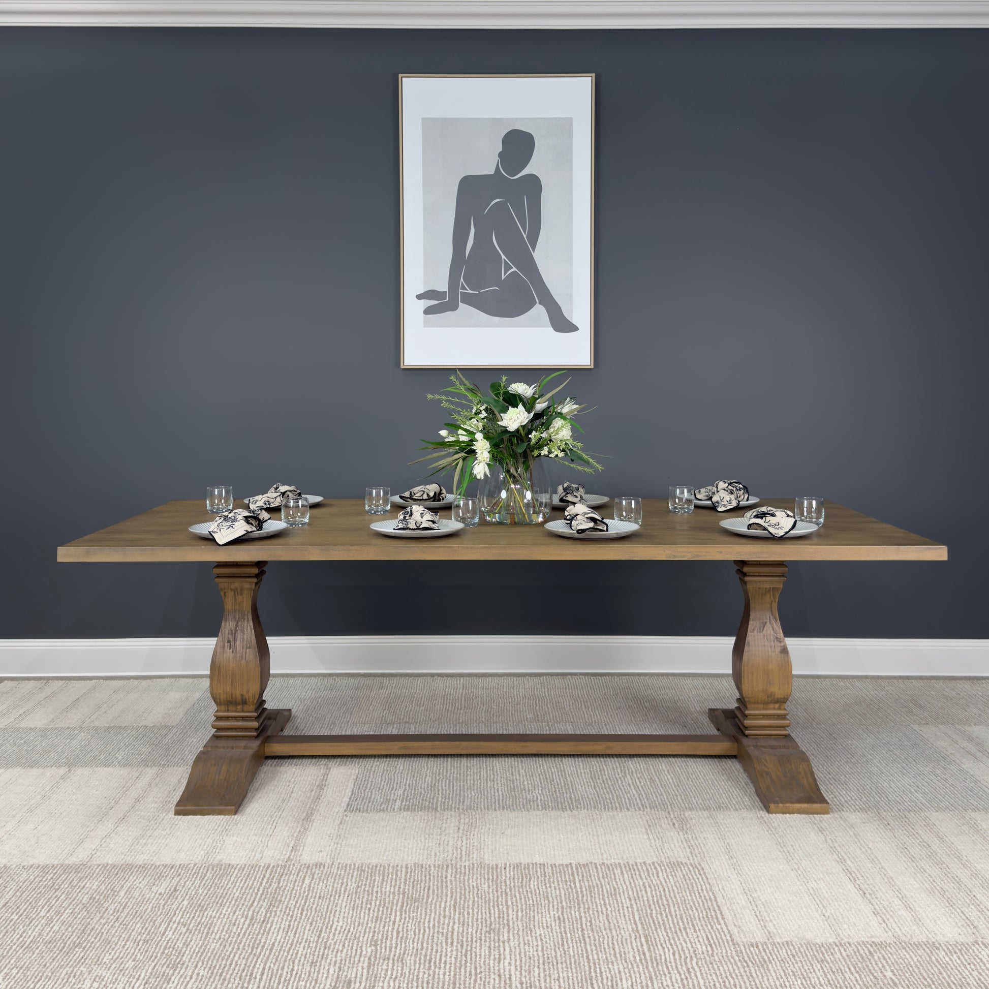 Macedon Dining Table Pedestal Leg