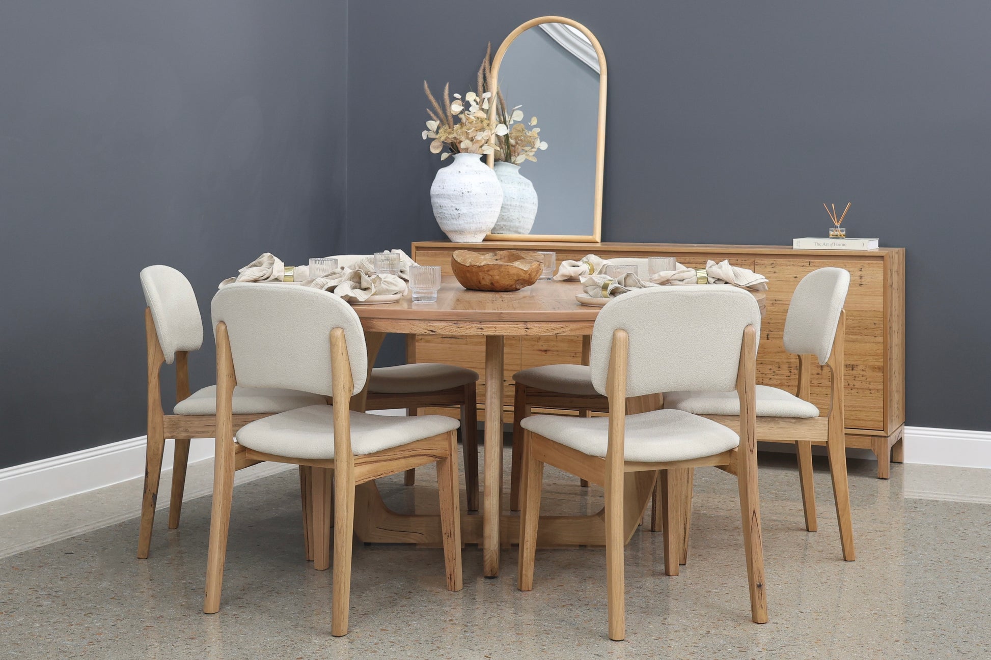 Broadbeach Round Dining Table - 160cm