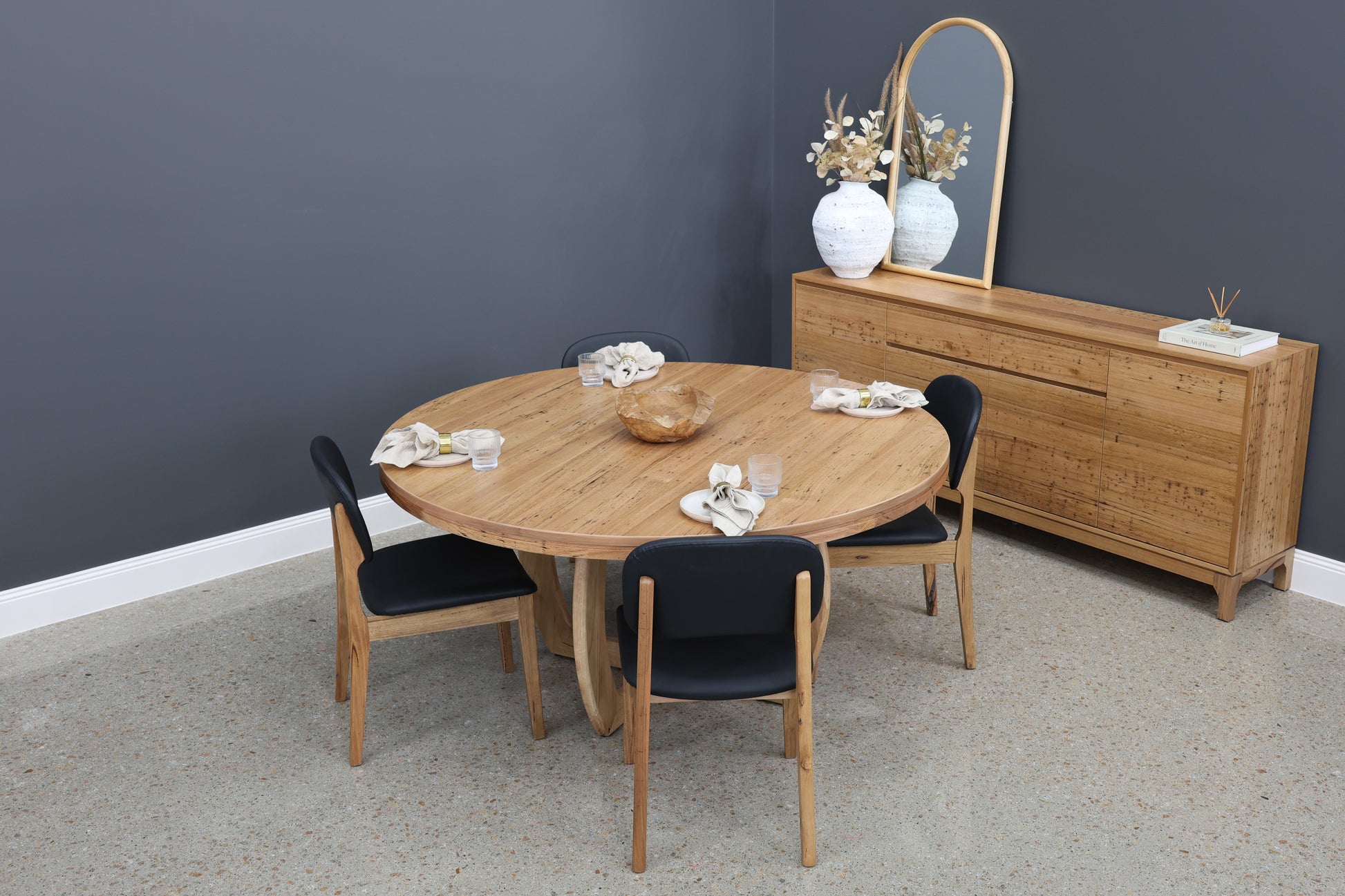 Broadbeach Round Dining Table - 160cm