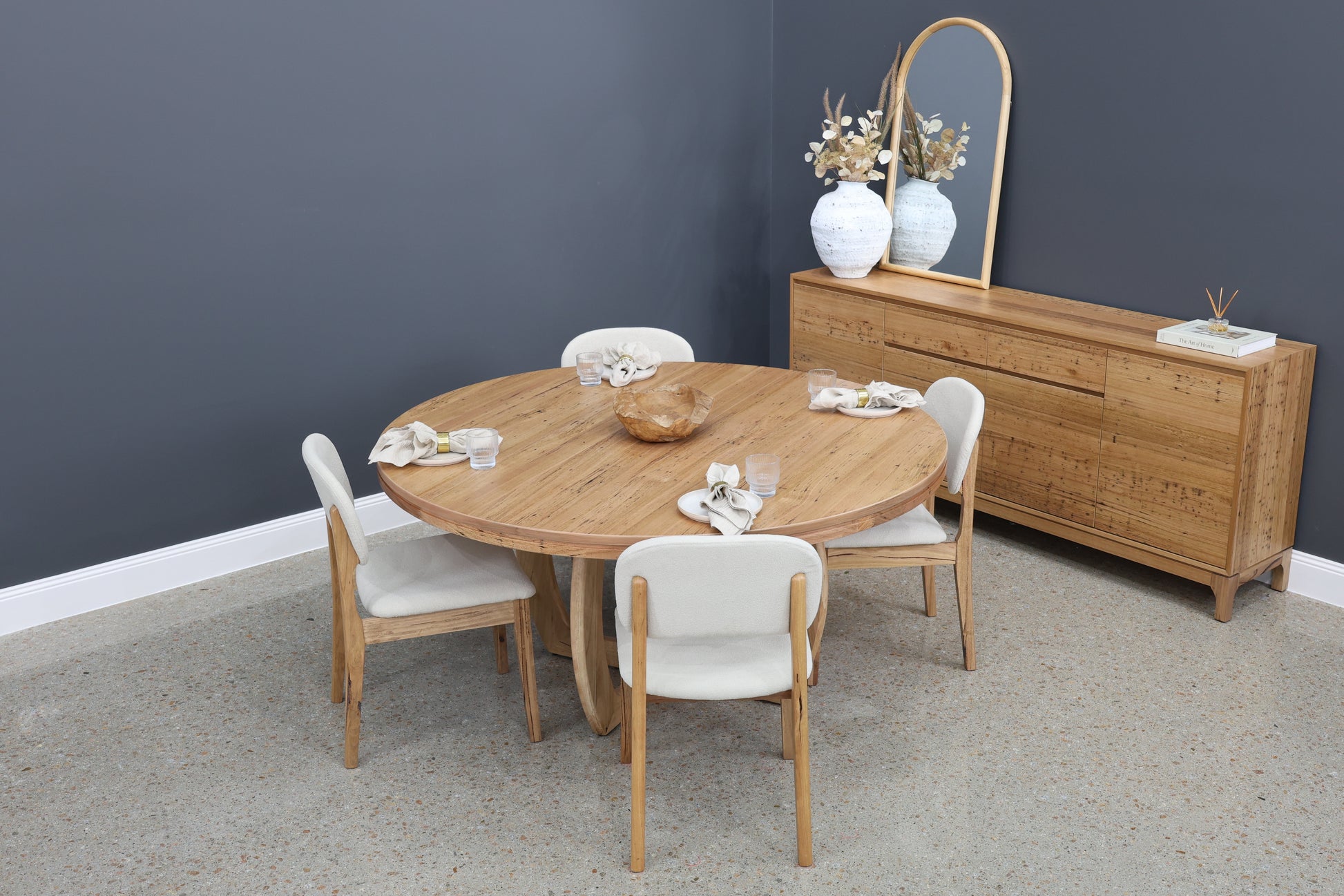 Broadbeach Round Dining Table - 160cm