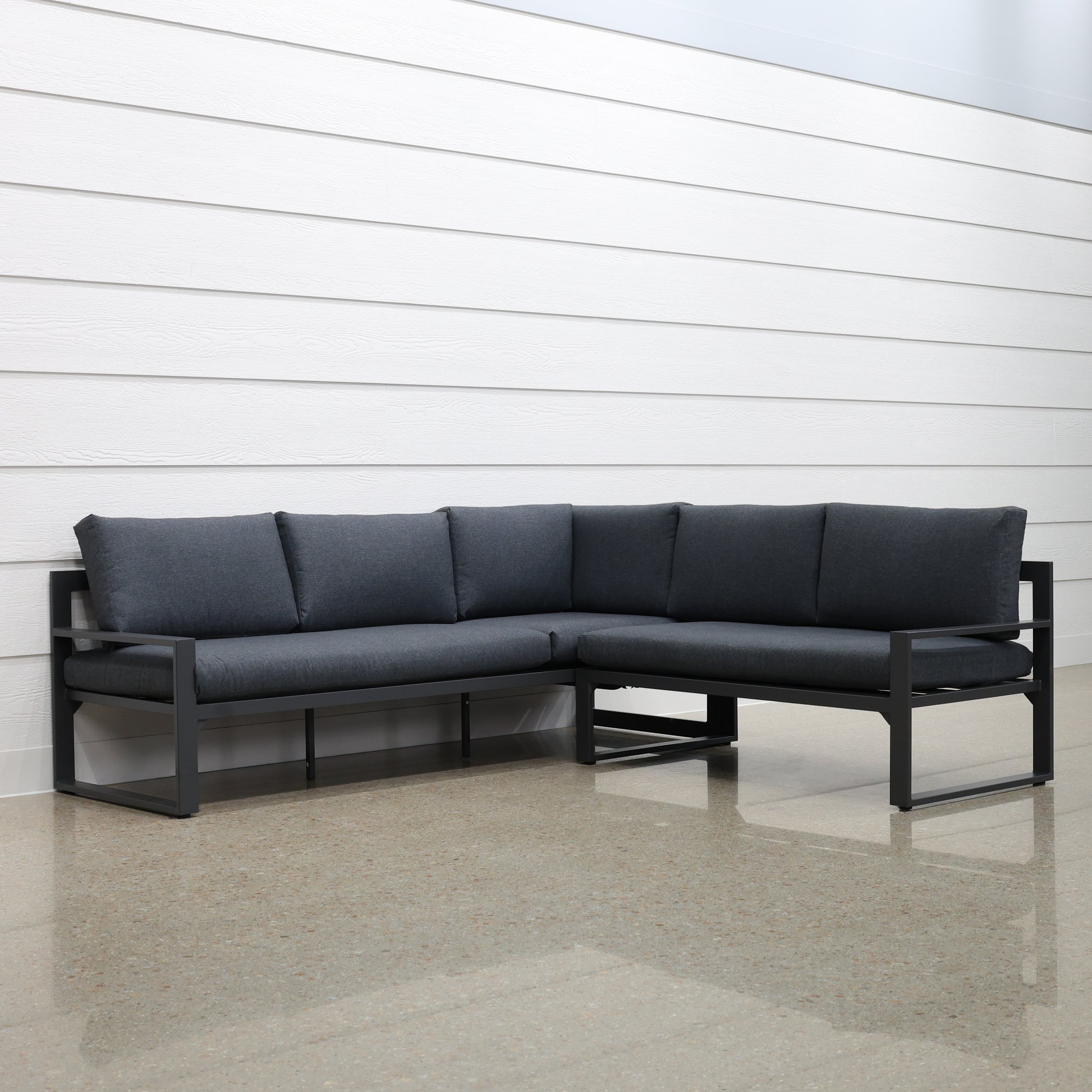Patmos Outdoor Setting - Charcoal