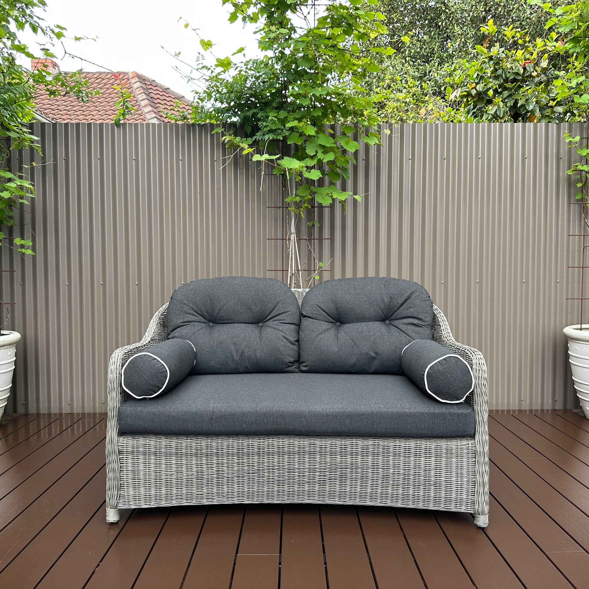 Mulwala Loveseat - Brushed Grey
