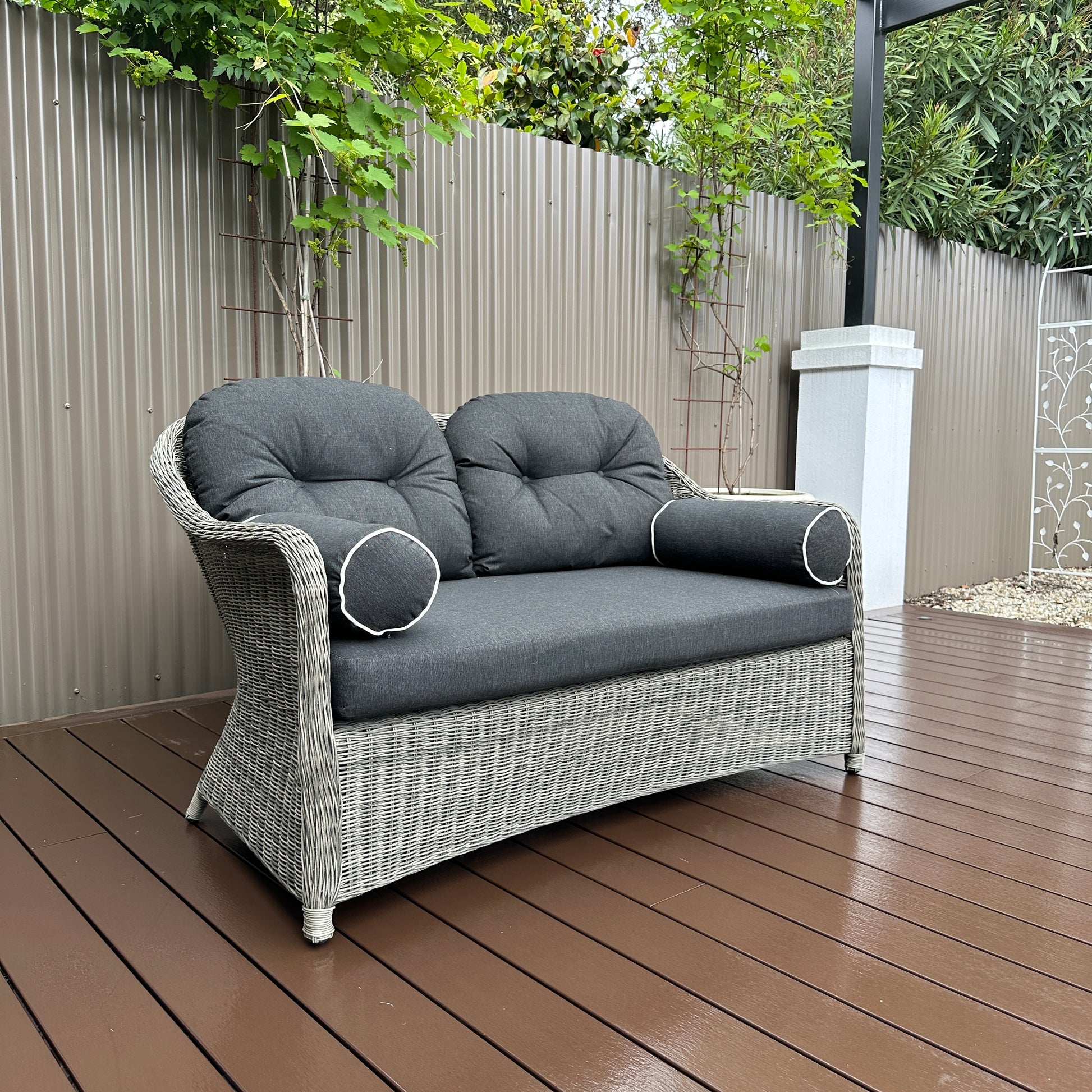 Mulwala Loveseat - Brushed Grey
