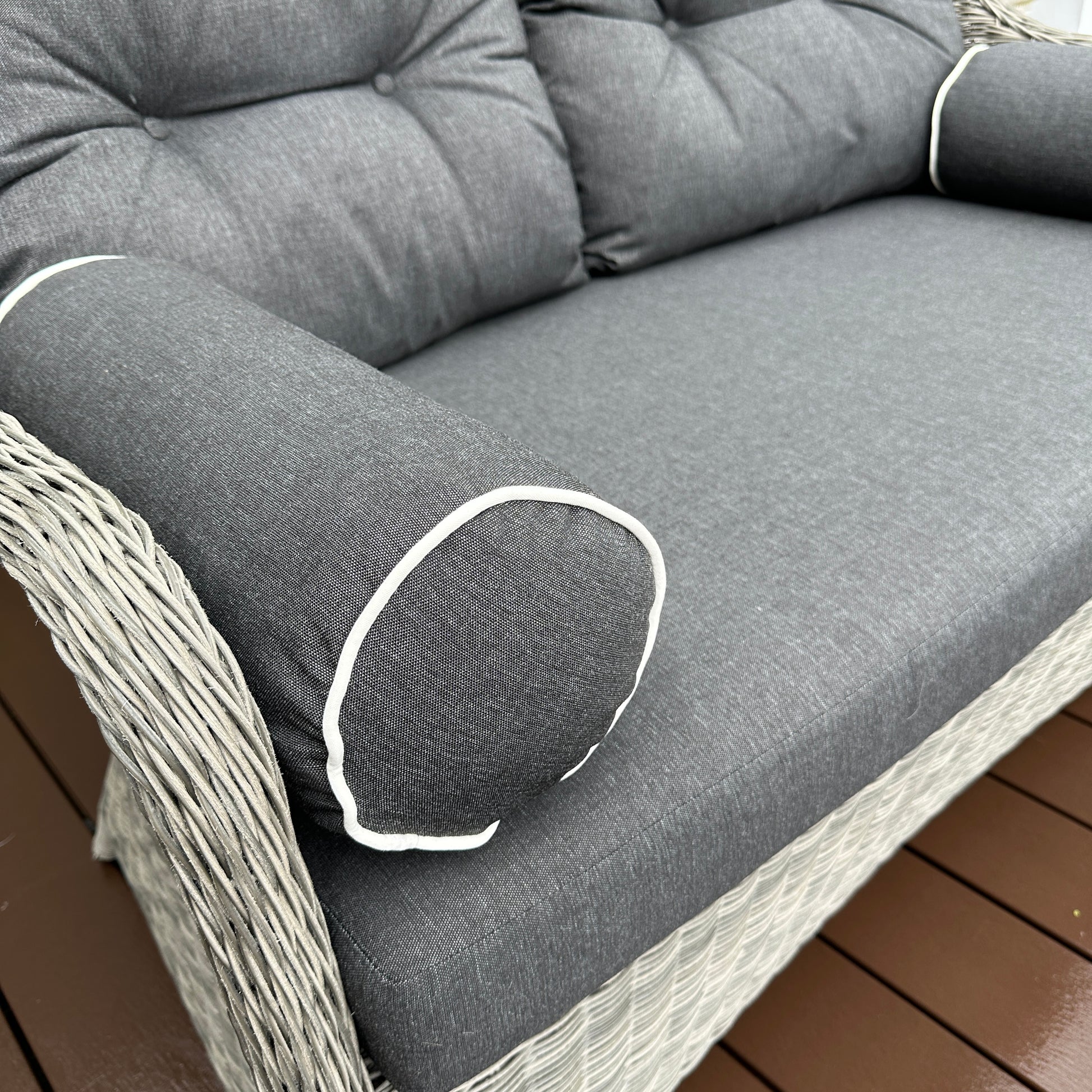 Mulwala Loveseat - Brushed Grey