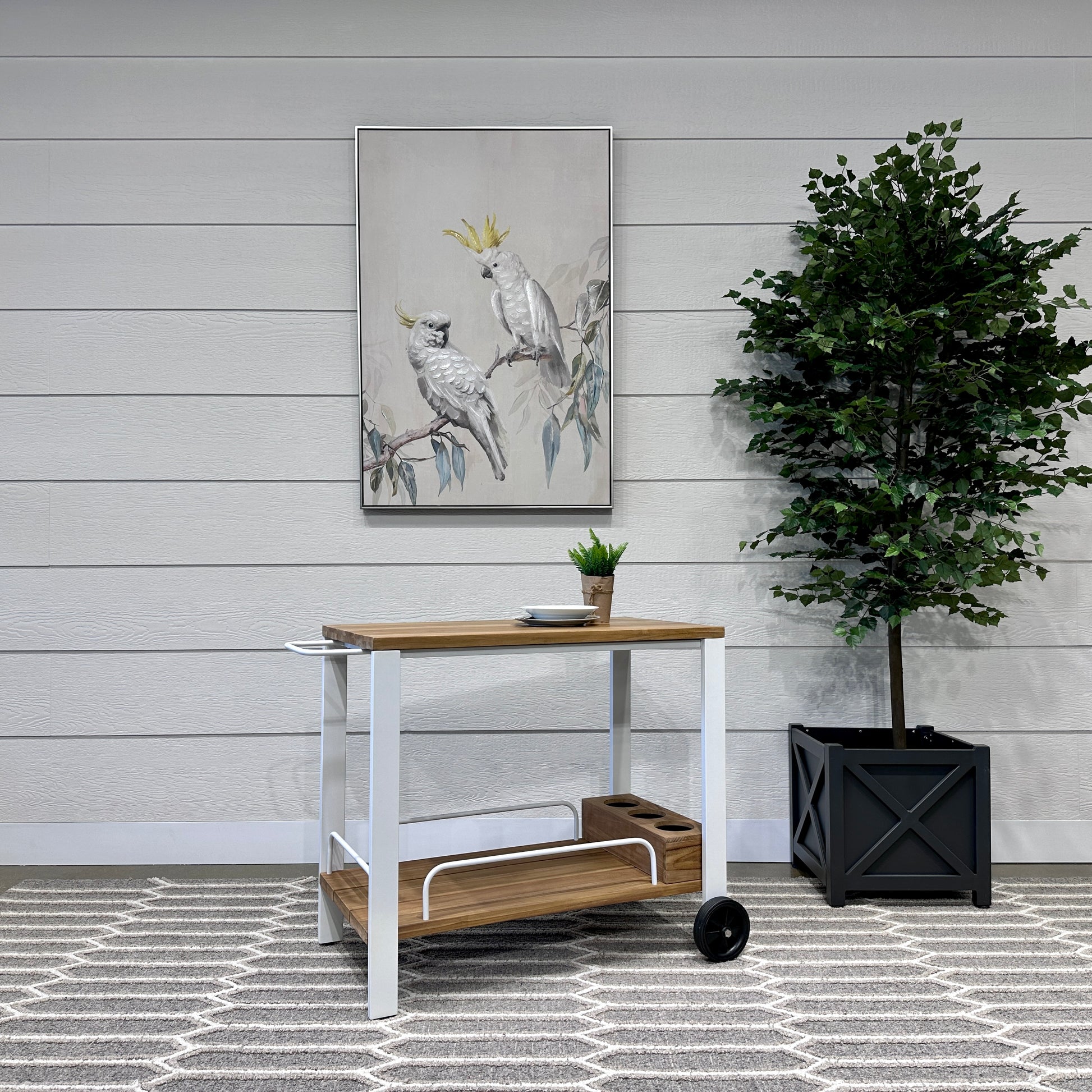 Sense Drink Trolley - Shell