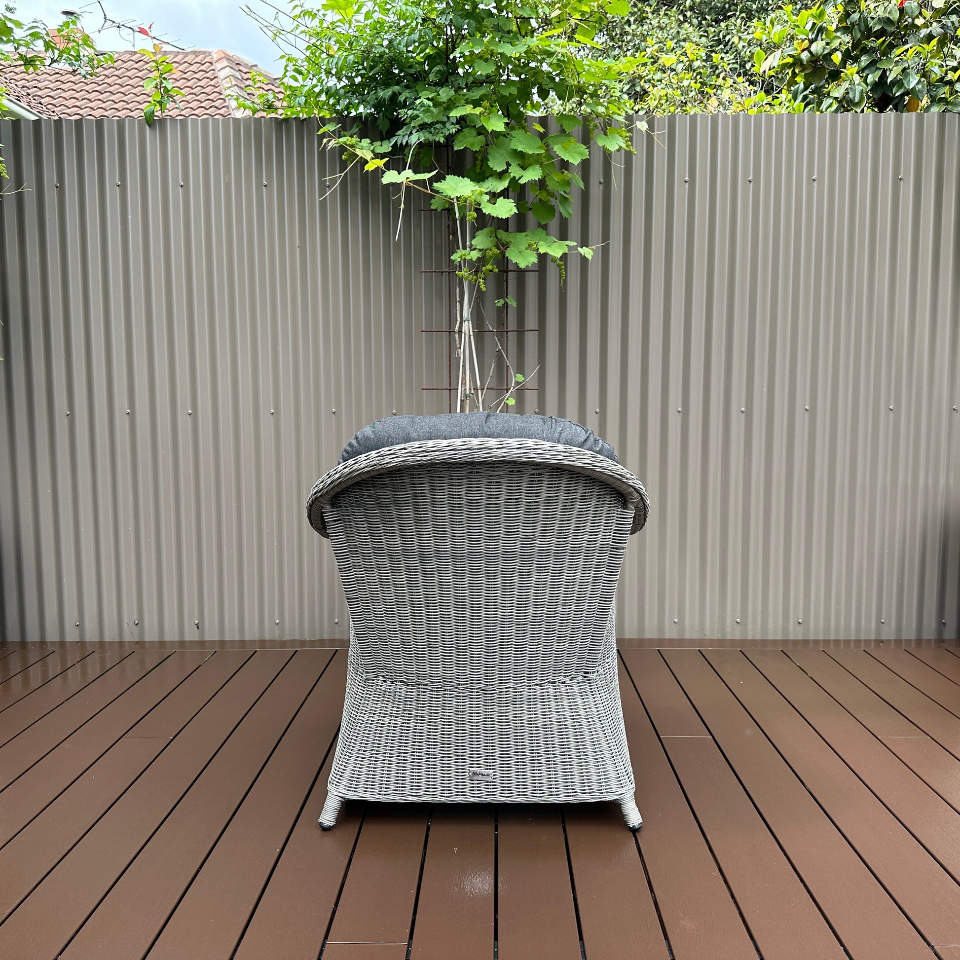 Mulwala Armchair - Brushed Grey