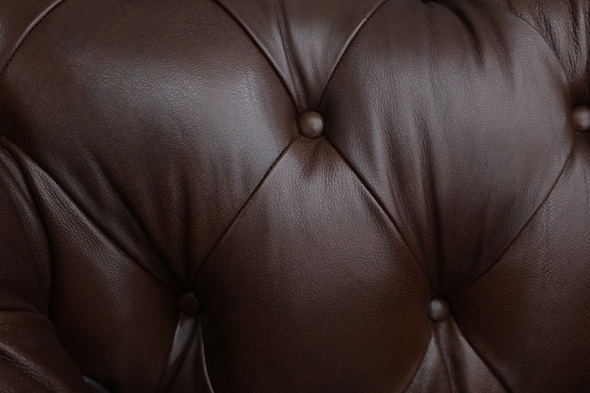 Chesterfield 3 Seater Sofa - Antique Brown Leather