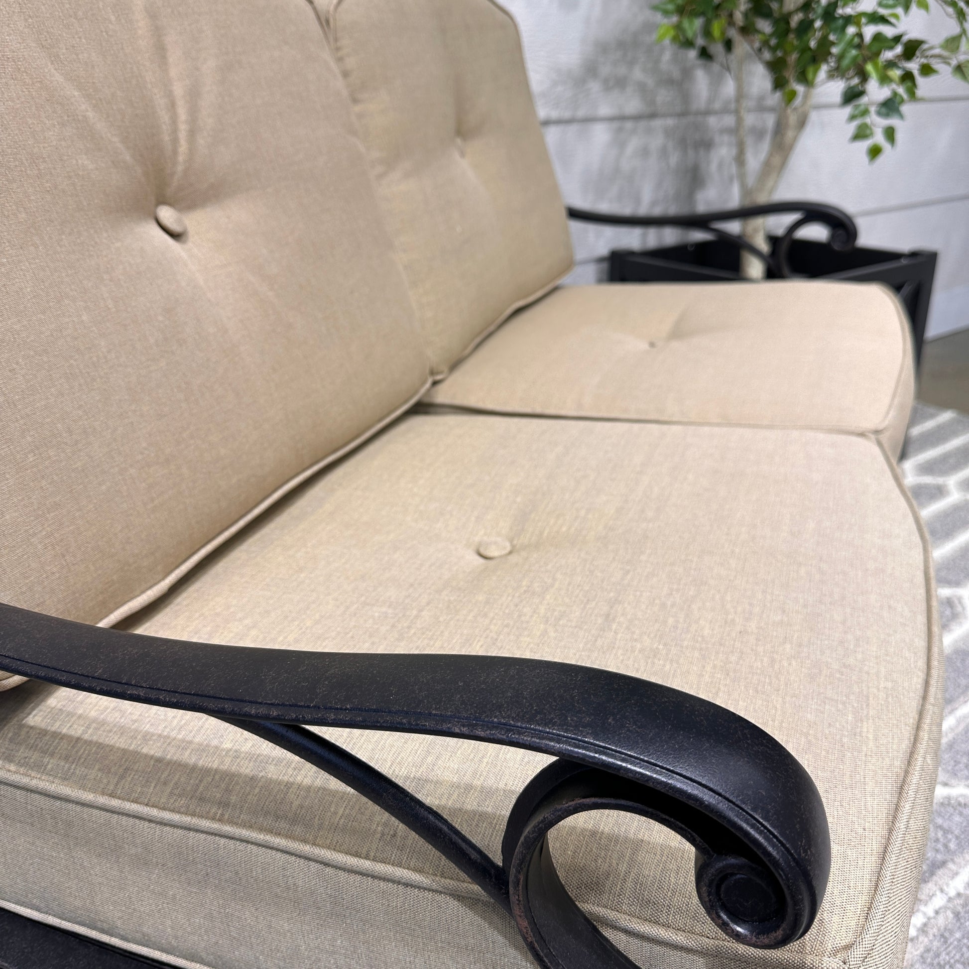 Portarlington 2 Seater With Cushions - Bronze