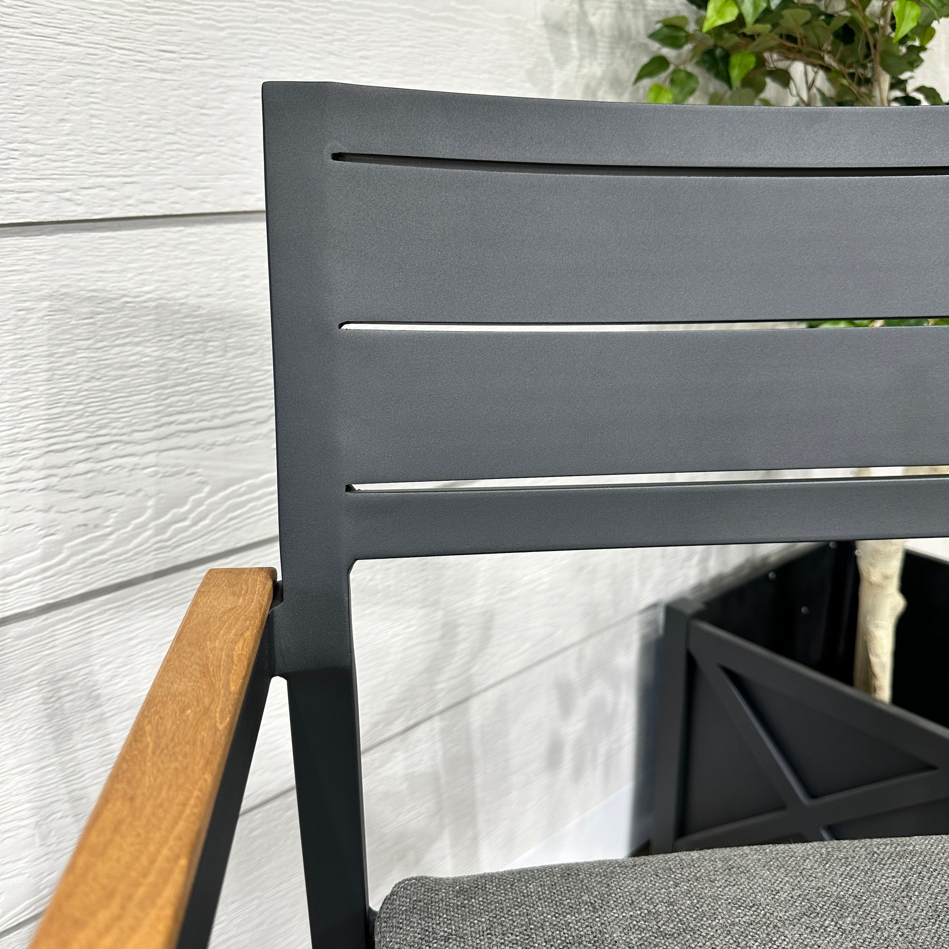 Sorrento Bar Chair w/ Arms - Black