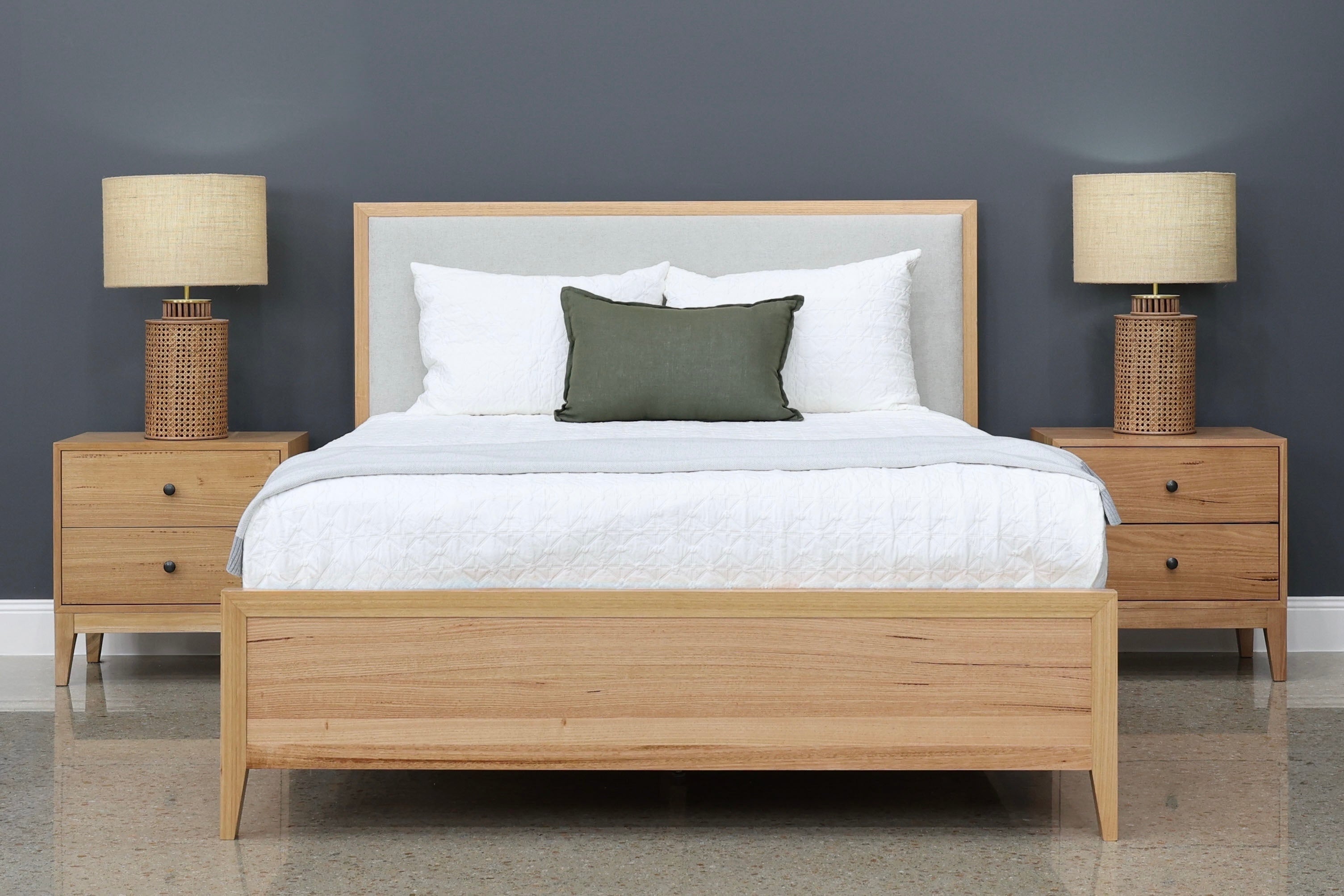 Colmar Bed - Fabric Backrest