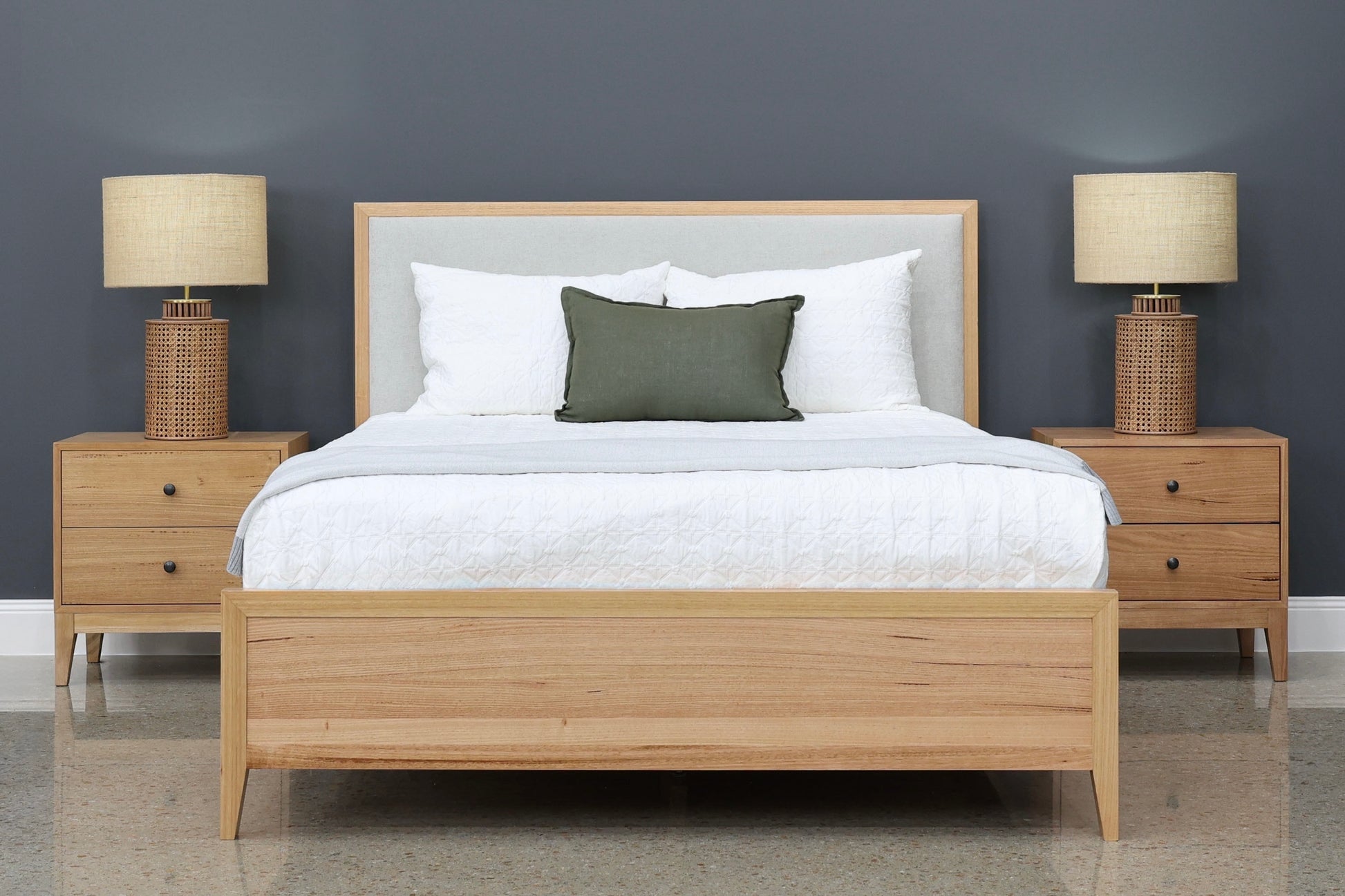 Colmar Bed - Fabric Backrest