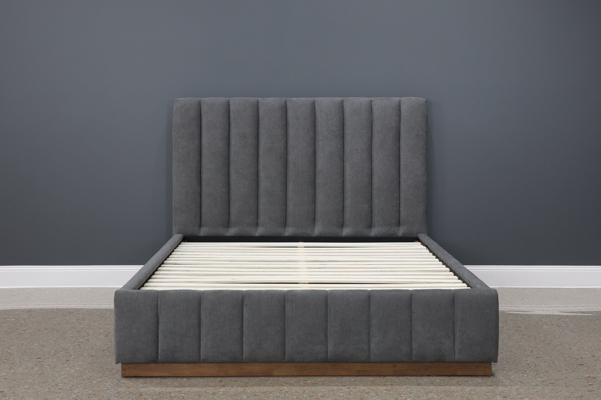 Melbourne Bed - Dark Grey