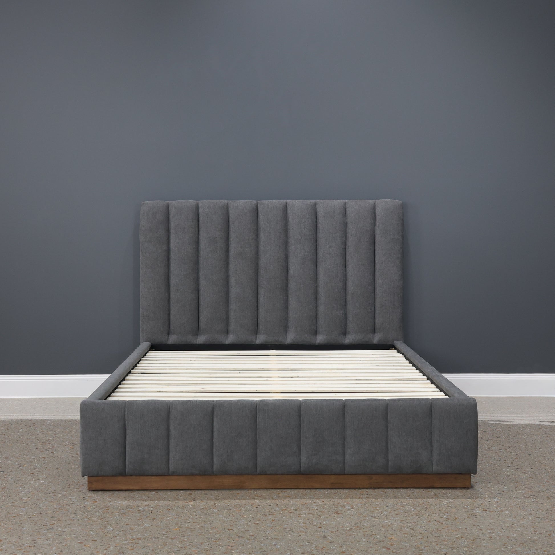 Melbourne Bed - Dark Grey