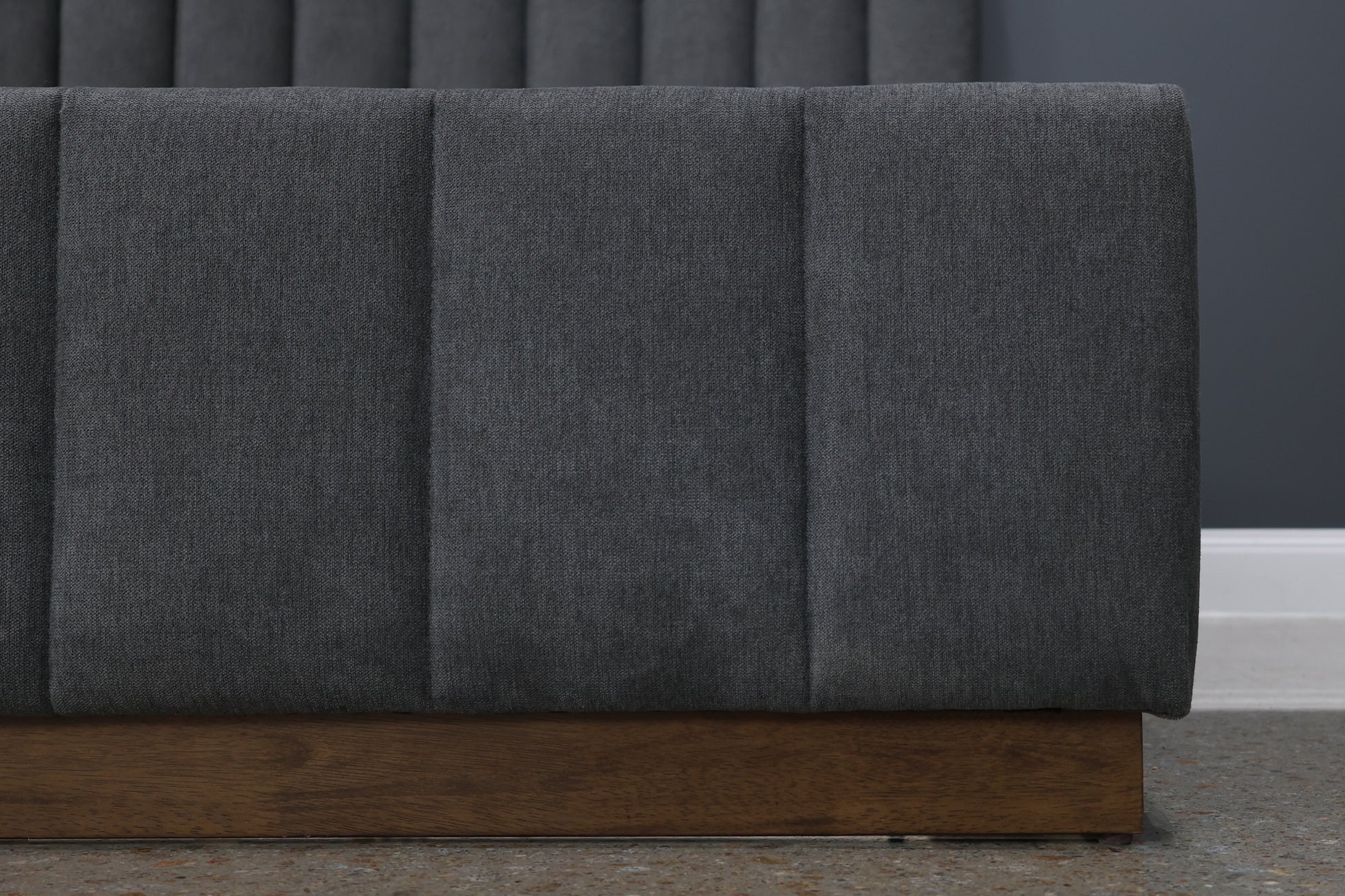Melbourne Bed - Dark Grey