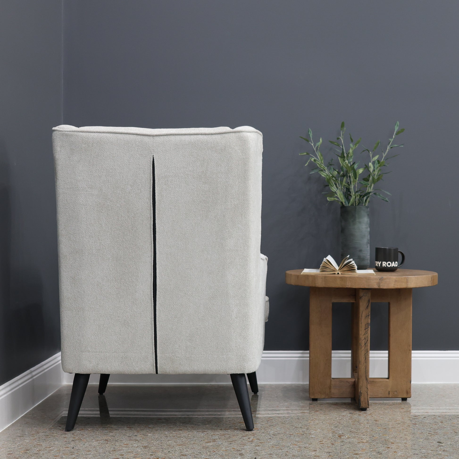 Balwyn Accent Wing Chair - Natural